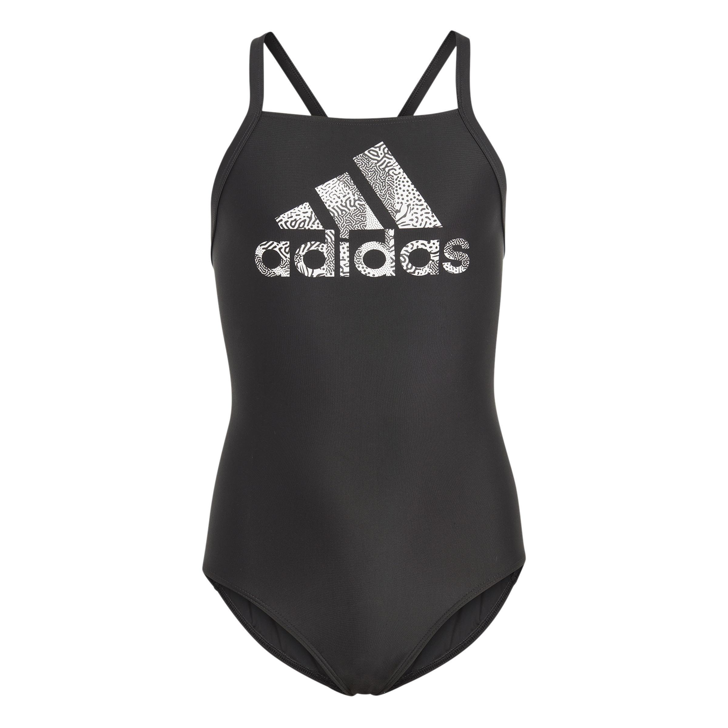 Kids Big Logo Swimsuit, Black, , large image number 1