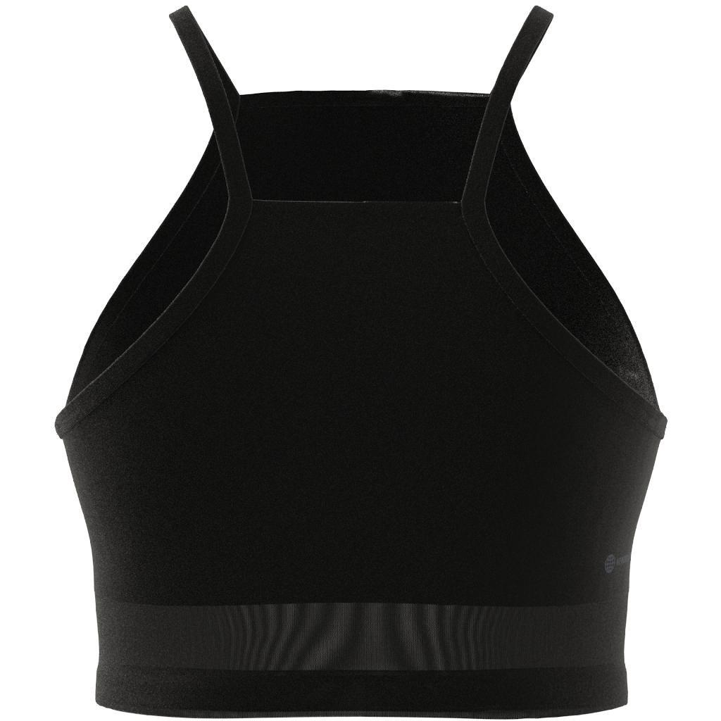 Training Dance Crop Tank Top, Black, A901_ONE, large image number 7