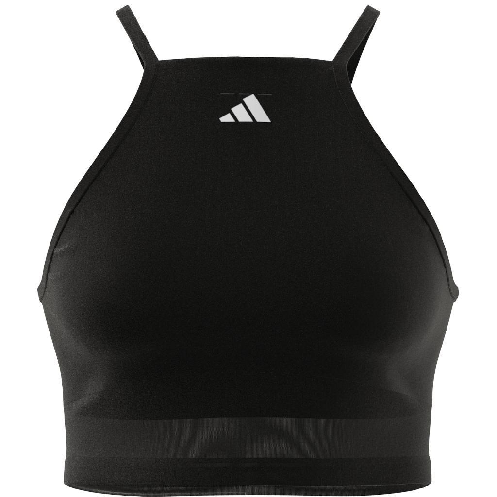 Training Dance Crop Tank Top, Black, A901_ONE, large image number 14