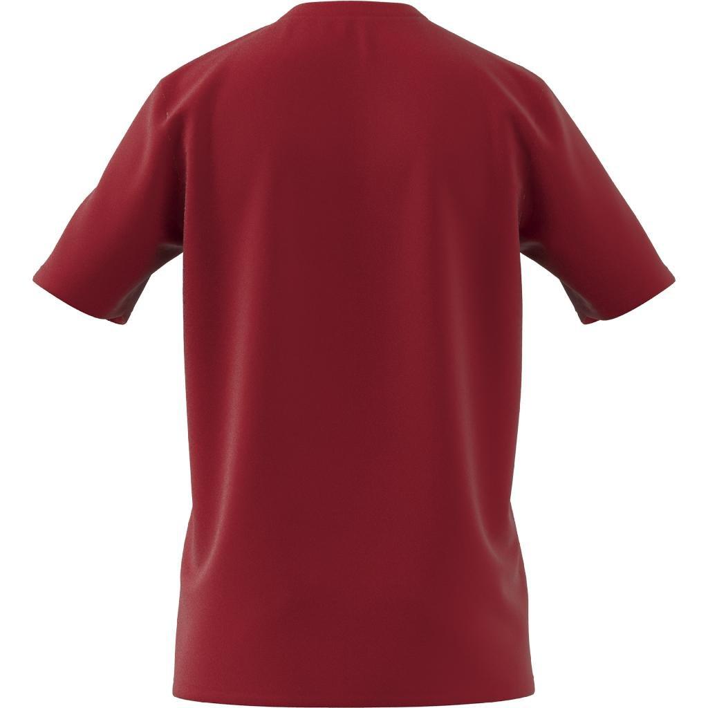 Two-Tone Stencil Short Sleeve Graphic T-Shirt, Red, , large image number 11