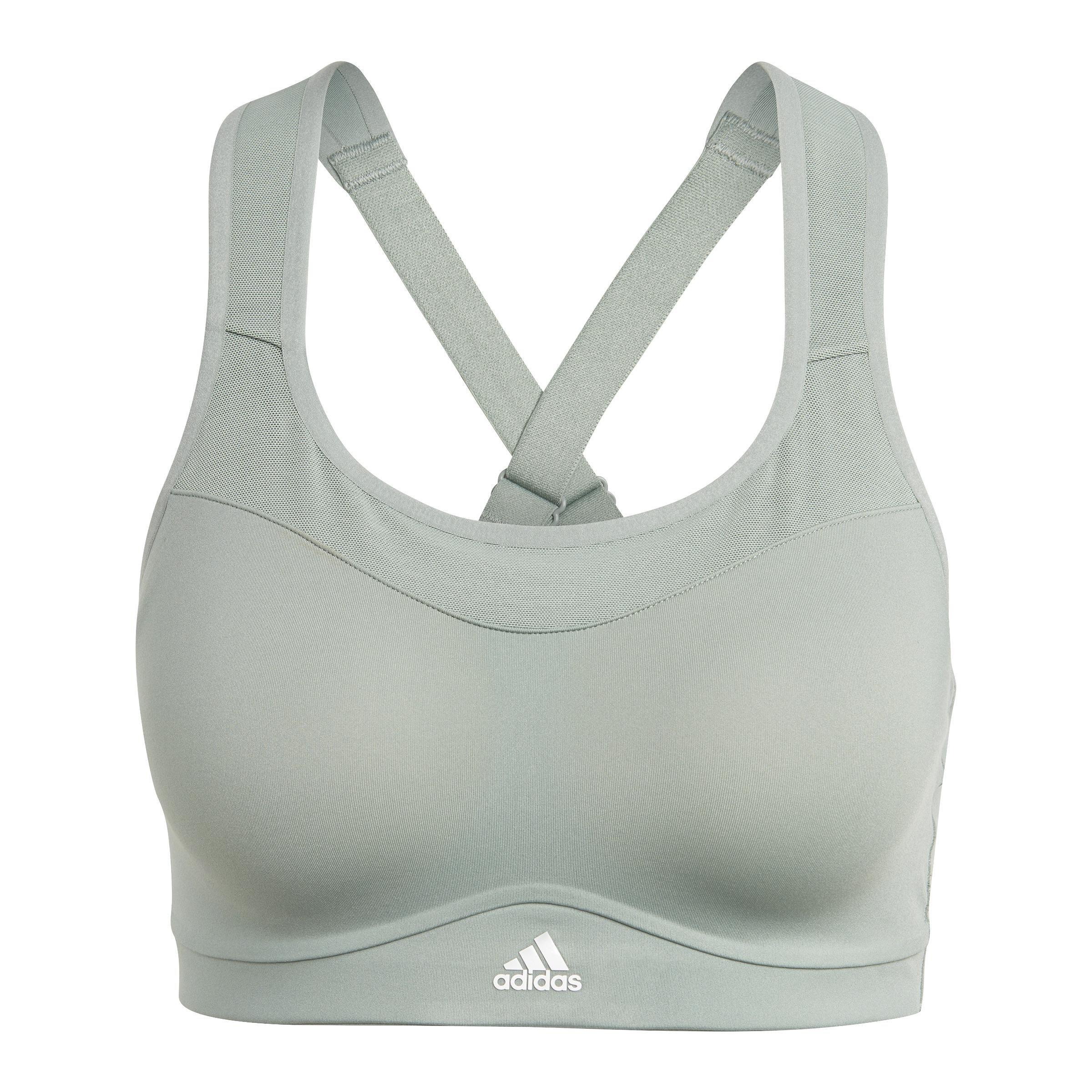 adidas TLRD Impact Training High-Support Bra, Green, A901_ONE, large image number 0