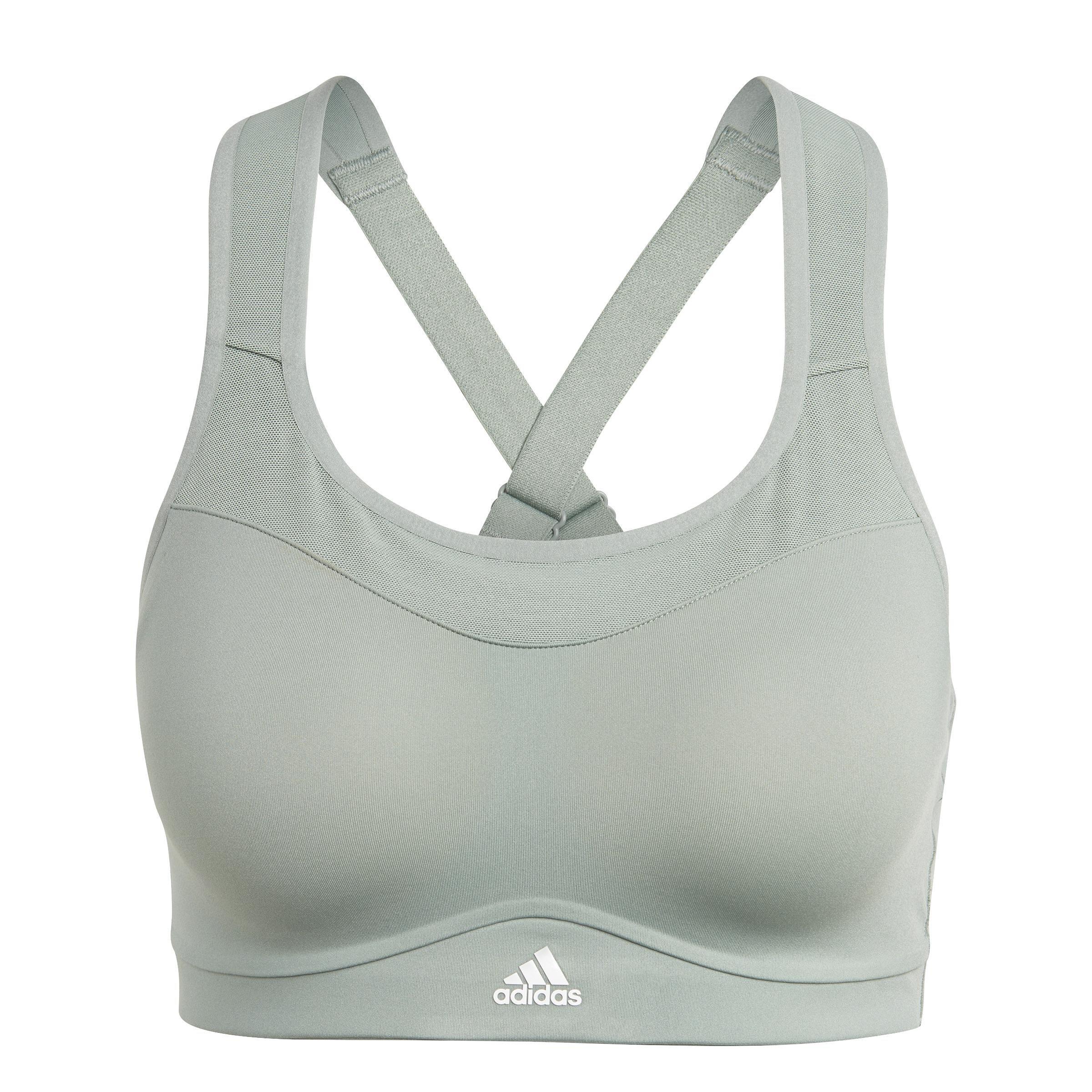 adidas TLRD Impact Training High-Support Bra, Green, A901_ONE, large image number 1