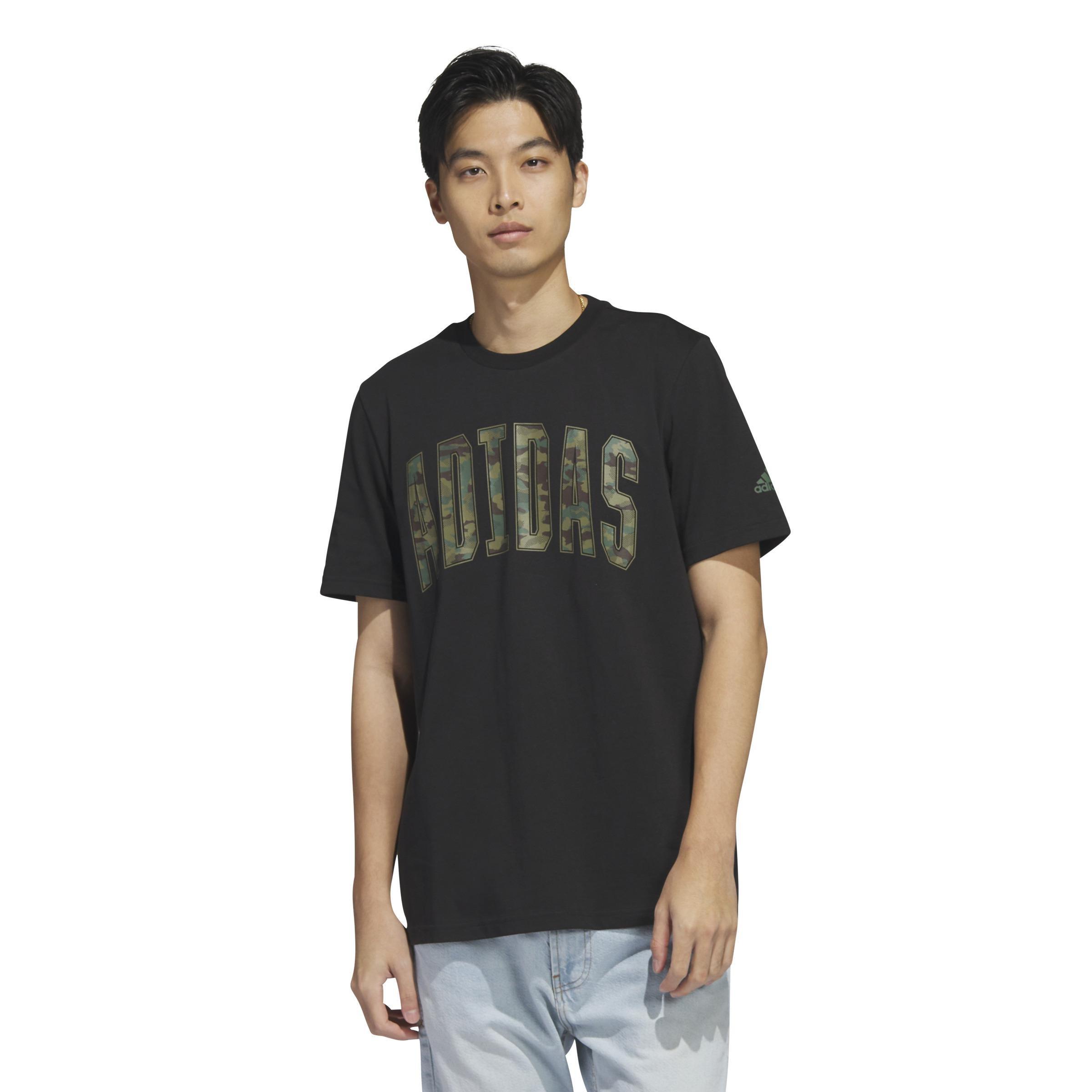 Sportswear Camo T-Shirt, Black, A901_ONE, large image number 0