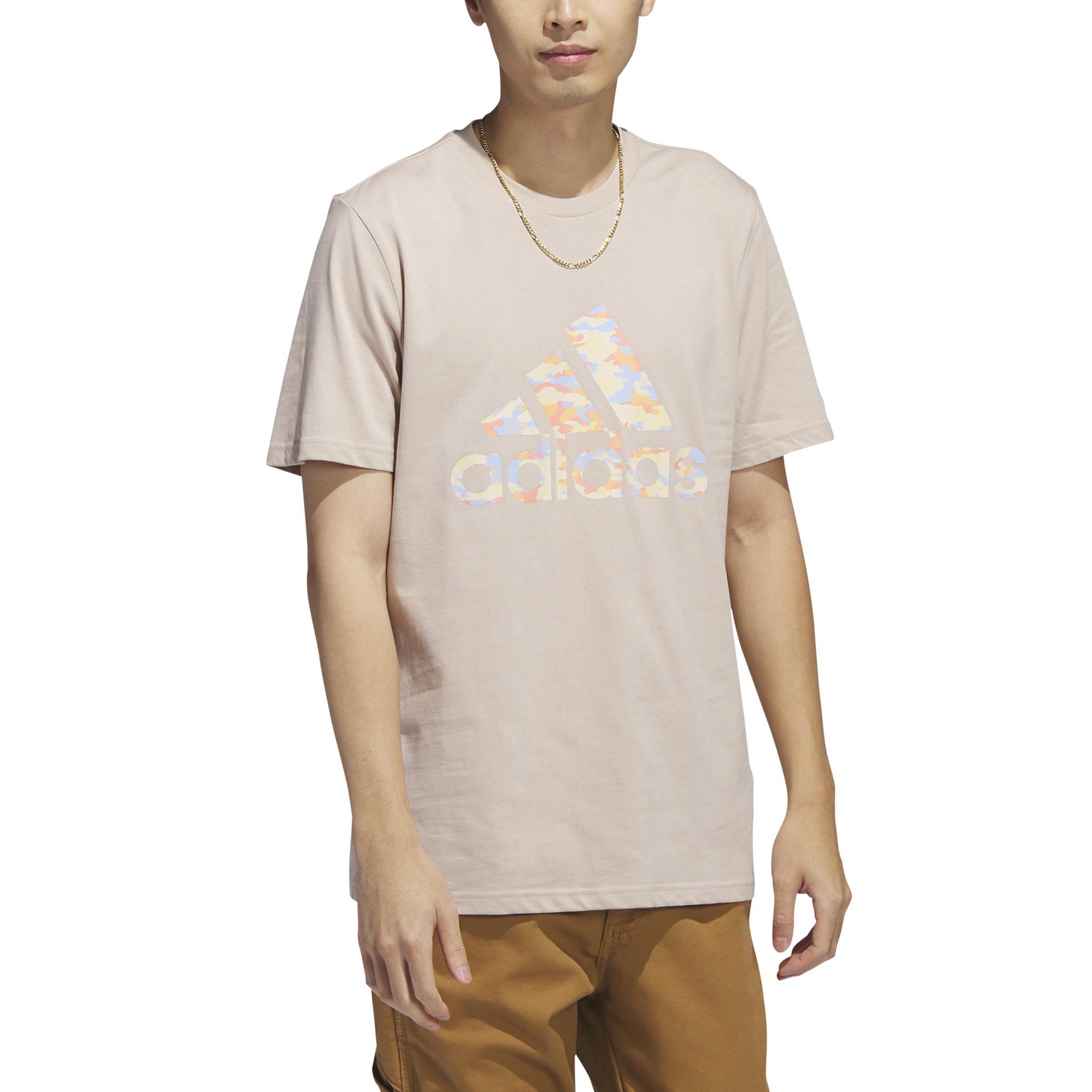 Camo Short Sleeve T-Shirt, Brown, A901_ONE, large image number 2