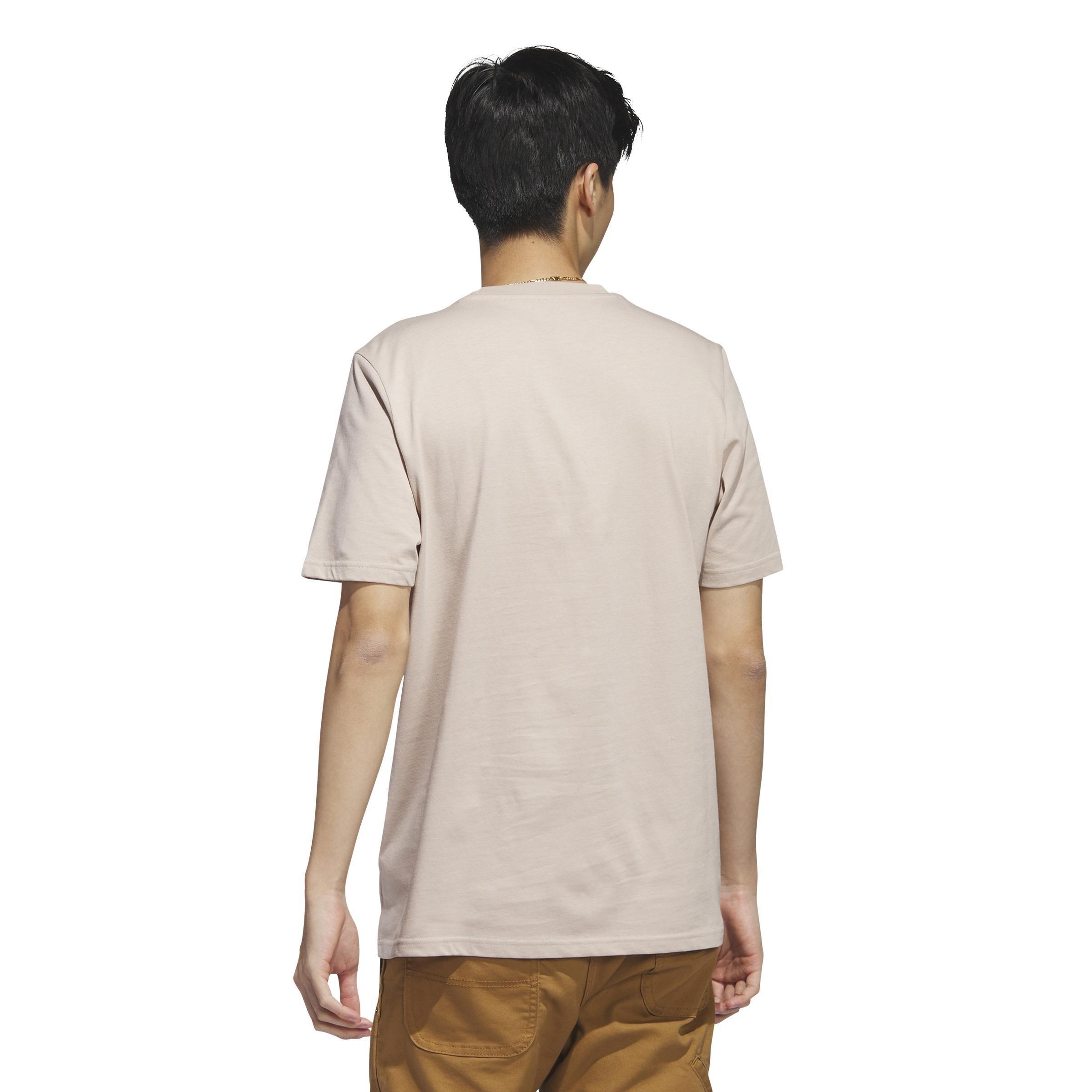 Camo Short Sleeve T-Shirt, Brown, A901_ONE, large image number 3