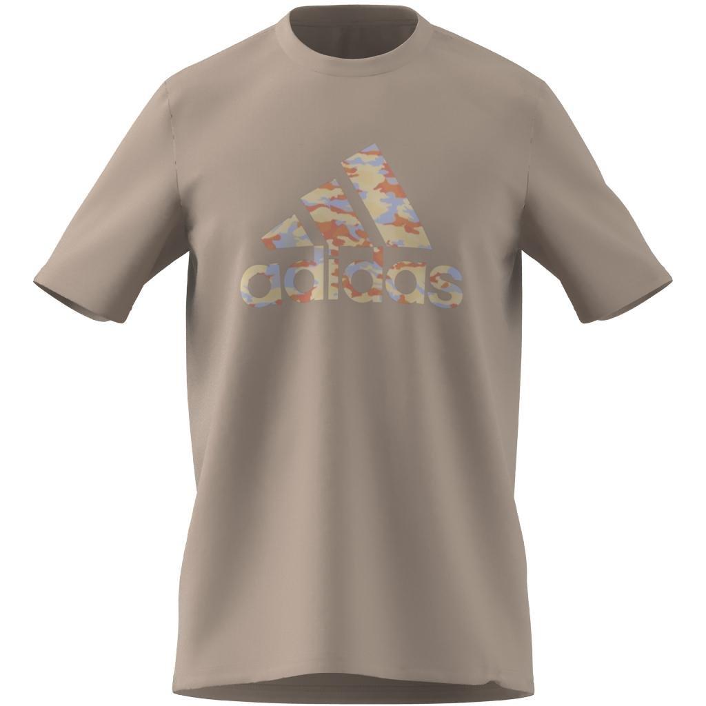 Camo Short Sleeve T-Shirt, Brown, A901_ONE, large image number 8