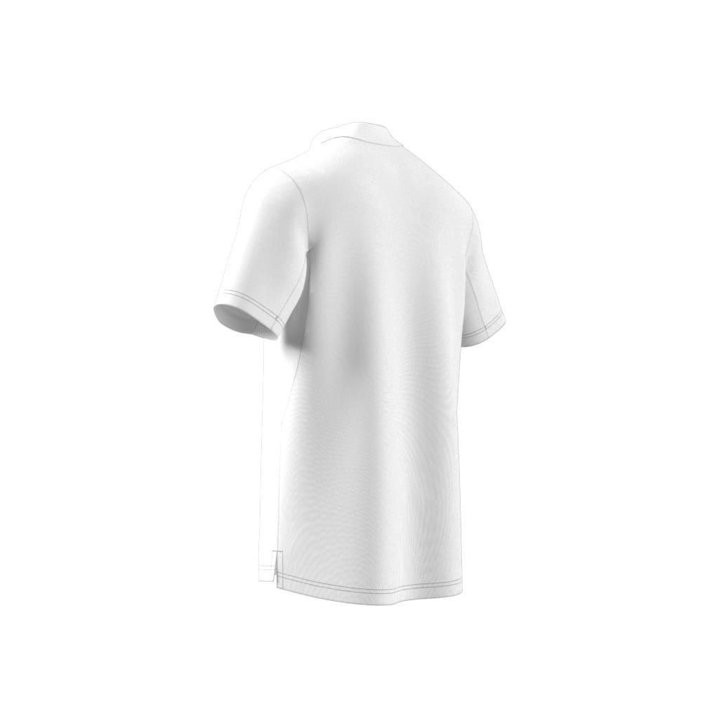 Club 3-Stripes Tennis Polo Shirt, White, A901_ONE, large image number 2