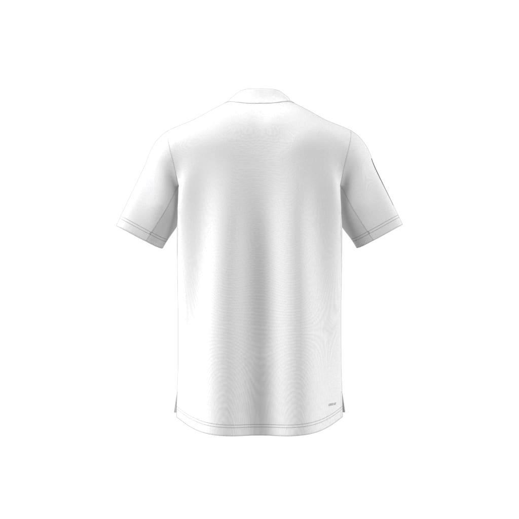 Club 3-Stripes Tennis Polo Shirt, White, A901_ONE, large image number 6