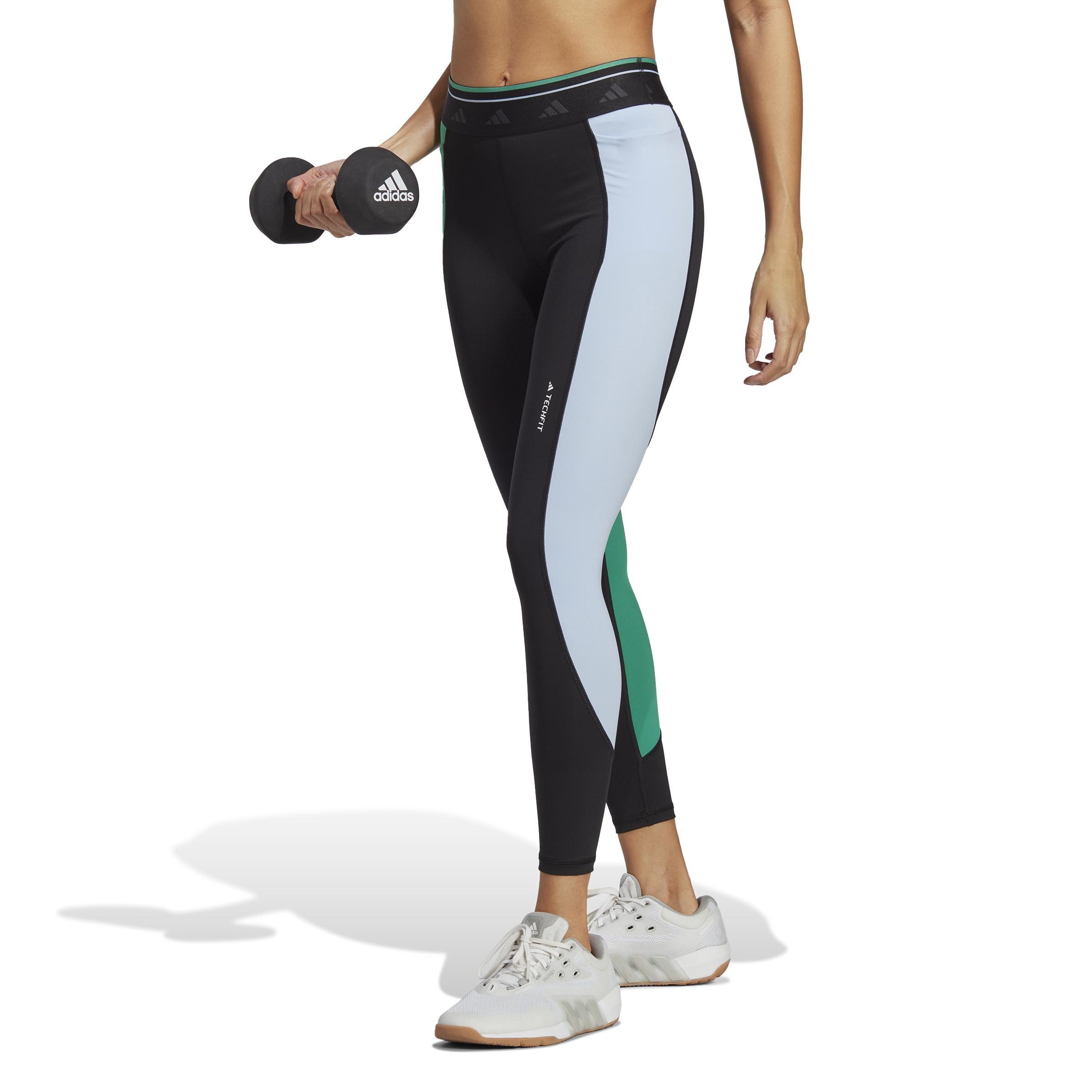 Techfit Colorblock 7/8 Leggings, Black, A901_ONE, large image number 10