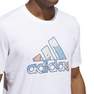 Mens Botg Badge Of Sport Graphic T-Shirt, White, A901_ONE, thumbnail image number 1