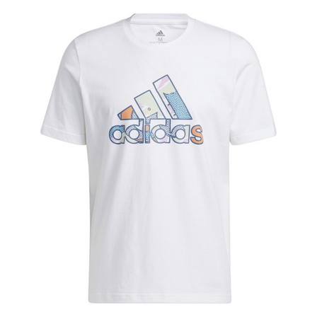 Mens Botg Badge Of Sport Graphic T-Shirt, White, A901_ONE, large image number 2