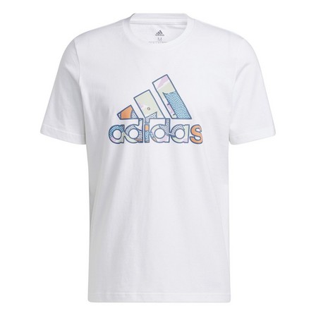 Mens Botg Badge Of Sport Graphic T-Shirt, White, A901_ONE, large image number 3