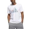 Mens Botg Badge Of Sport Graphic T-Shirt, White, A901_ONE, thumbnail image number 4