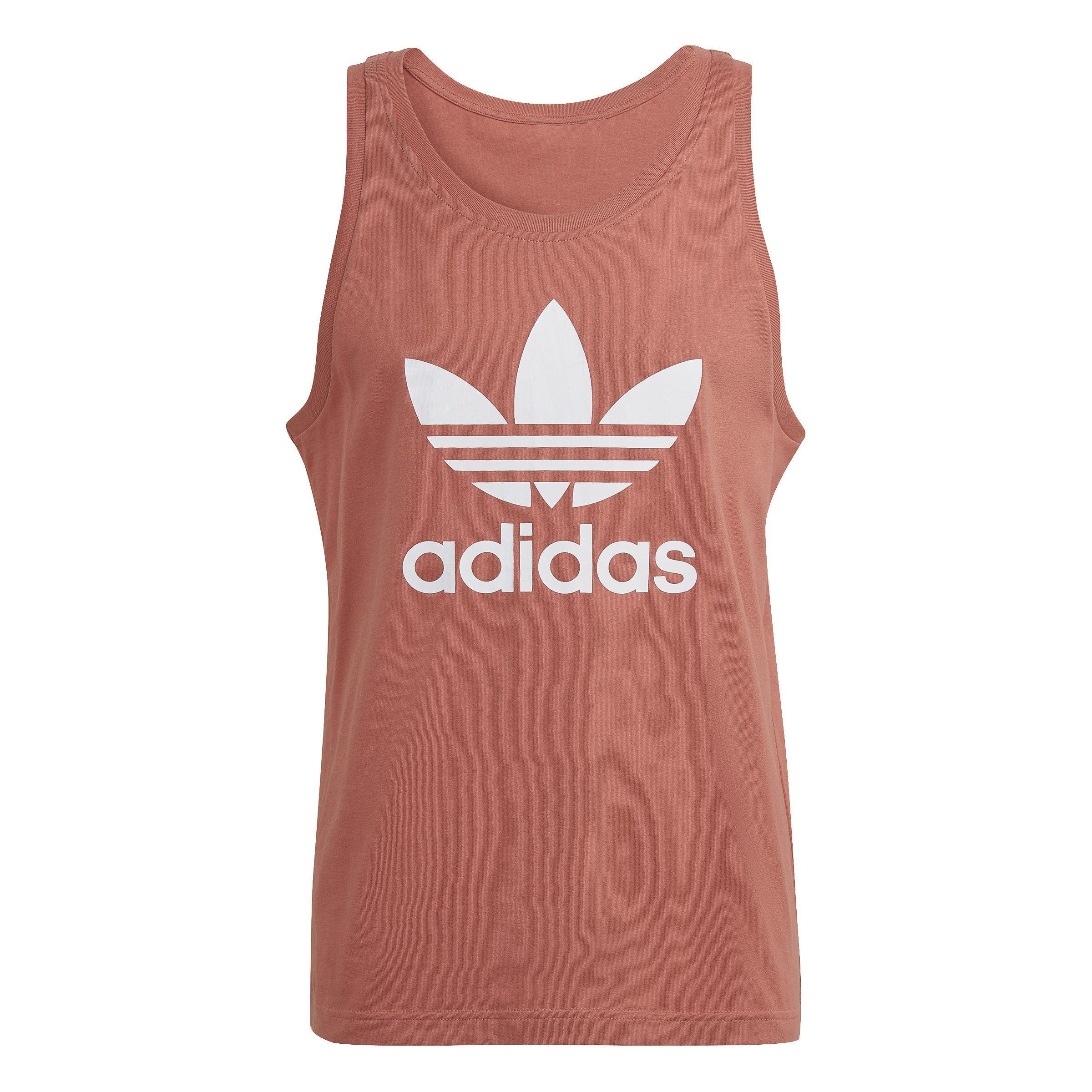 Adicolor Classics Trefoil Tank Top, Brown, , large image number 0