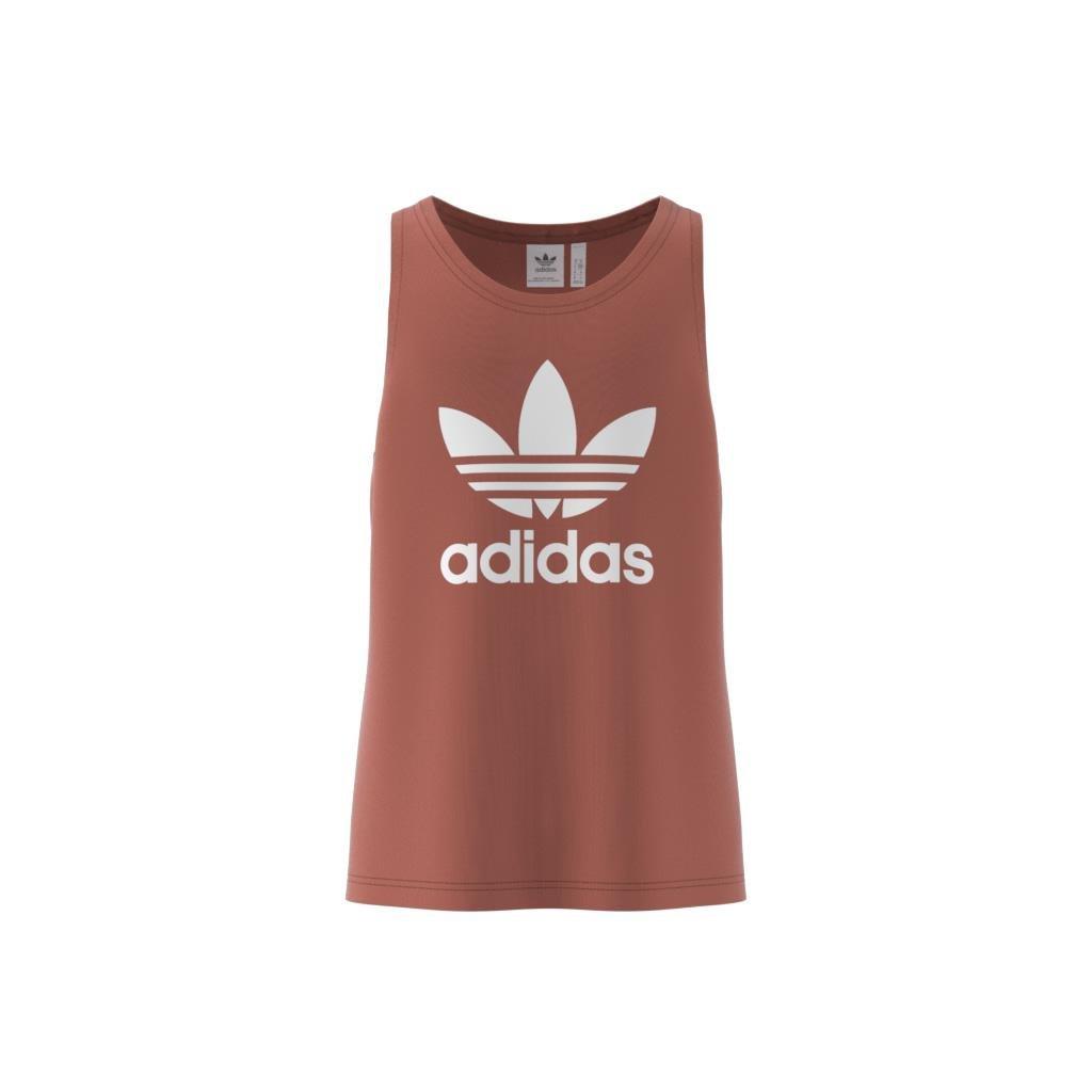 Adicolor Classics Trefoil Tank Top, Brown, A901_ONE, large image number 2