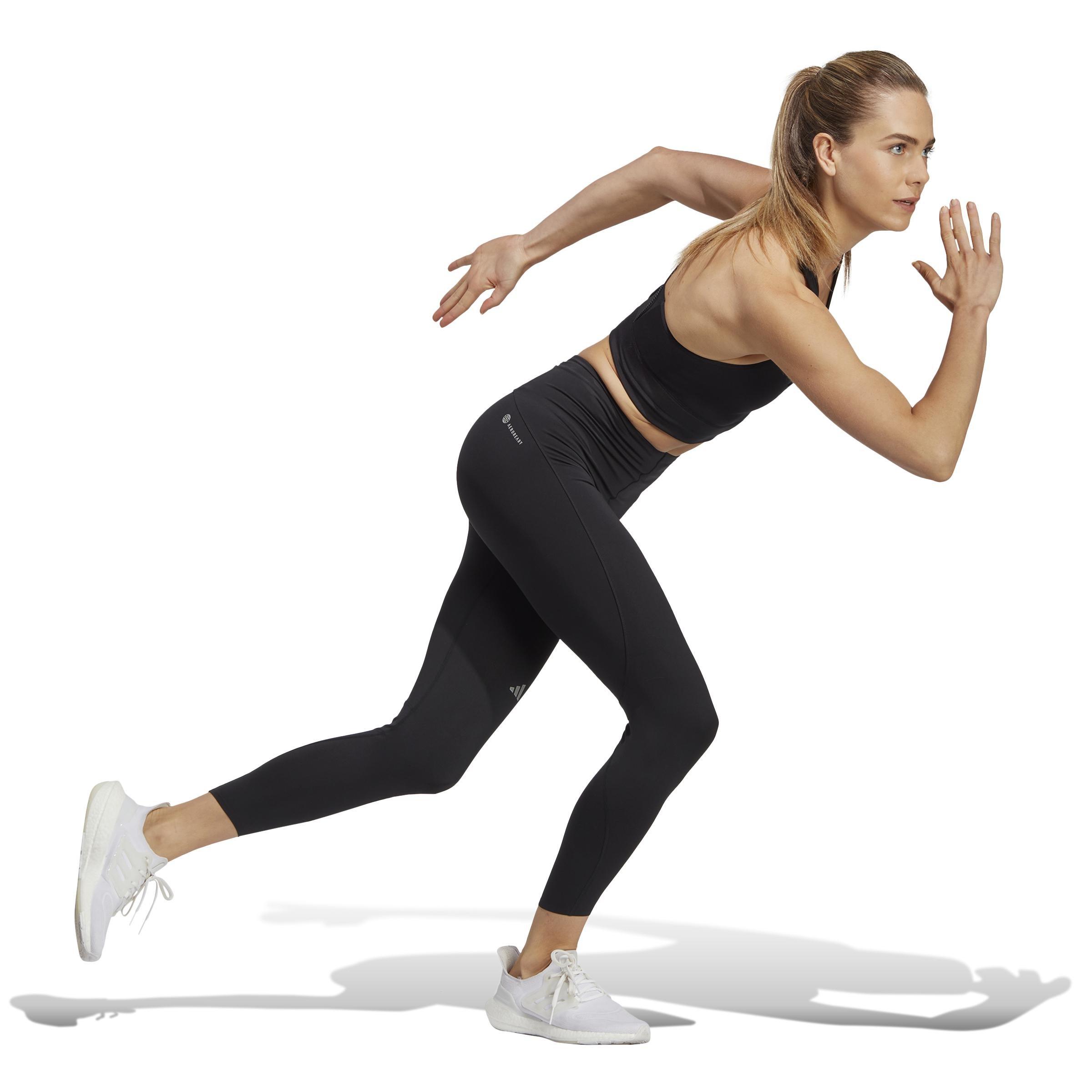 Adizero Running 7/8 Leggings, Black, A901_ONE, large image number 1