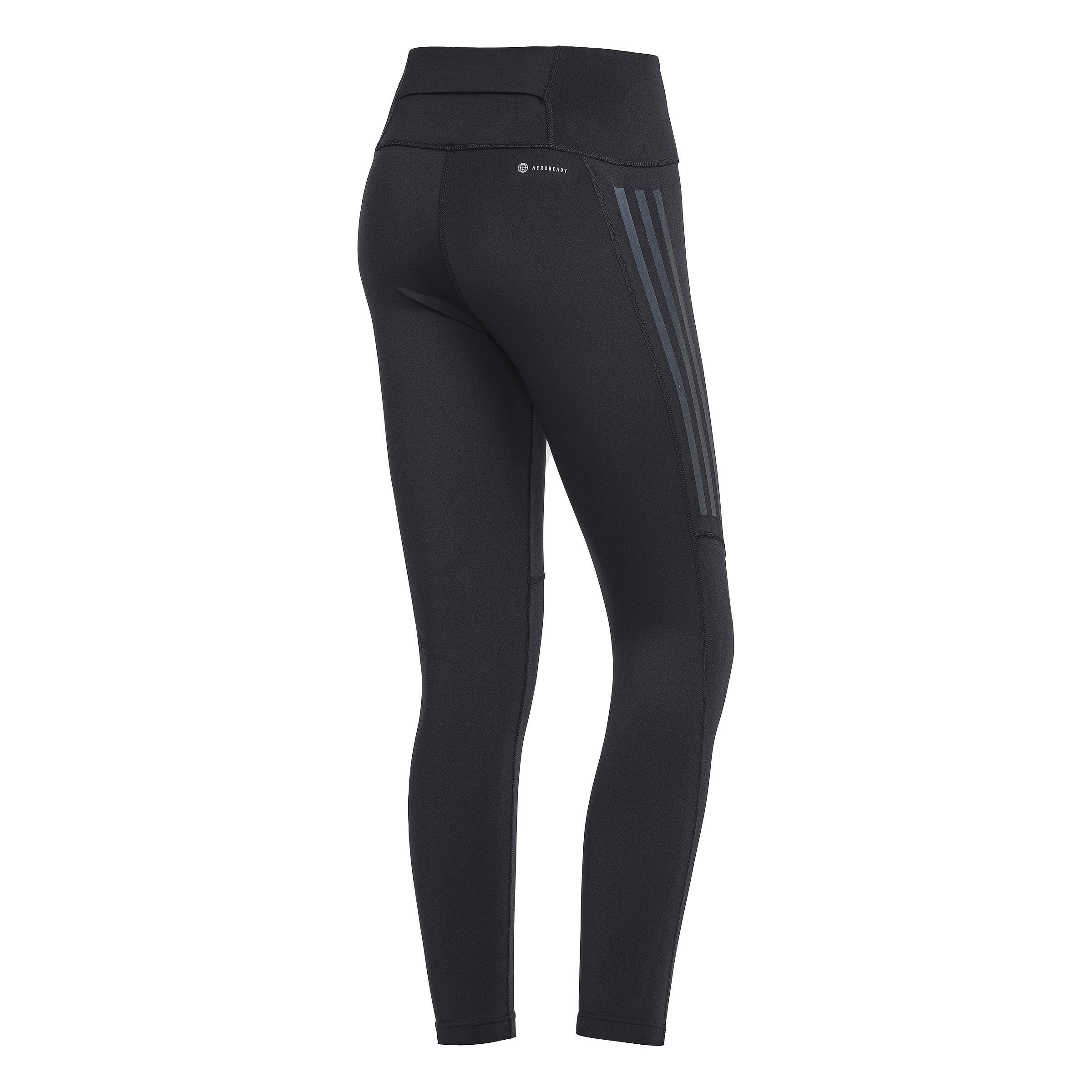 DailyRun 3-Stripes 7/8 Leggings, Black, , large image number 2