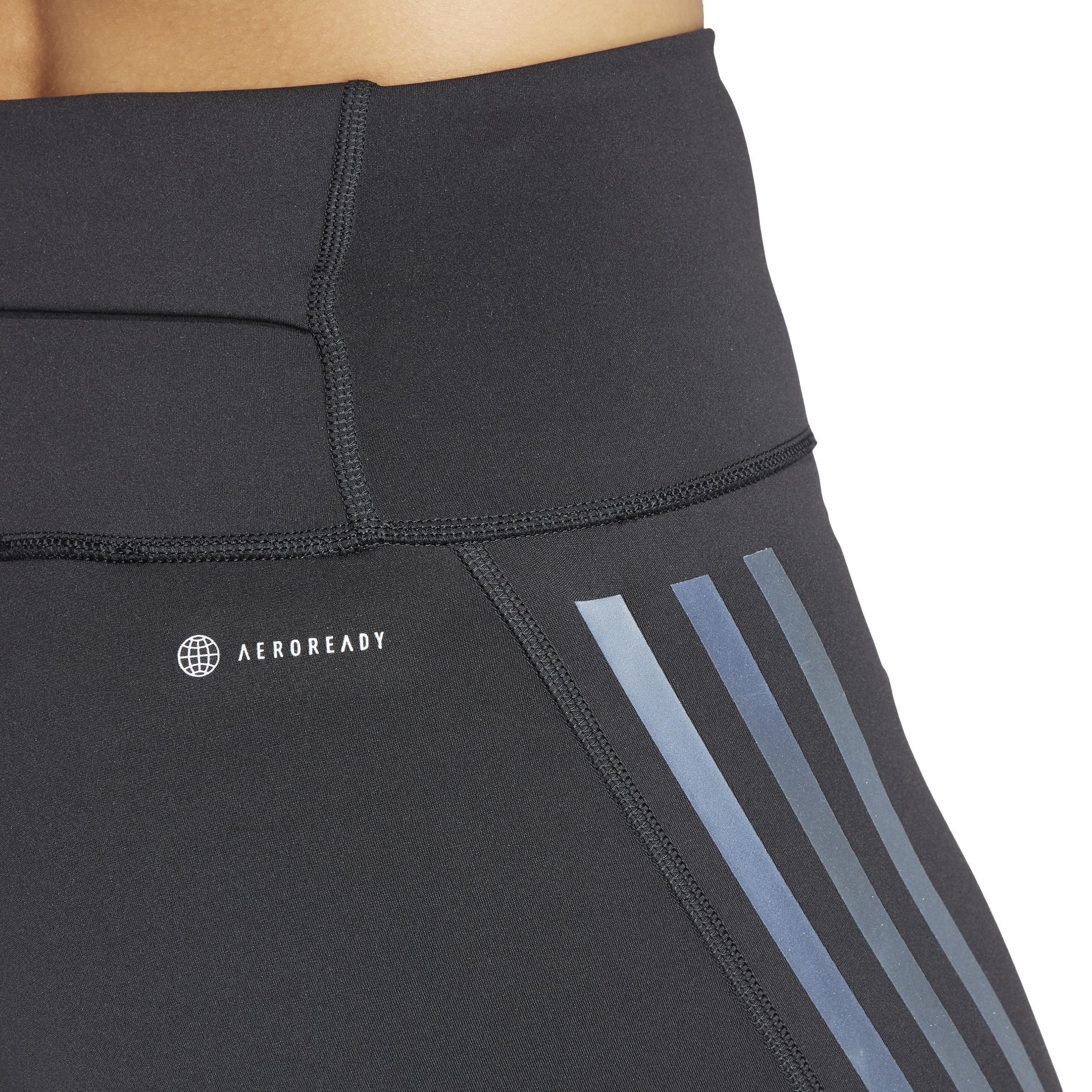 DailyRun 3-Stripes 7/8 Leggings, Black, , large image number 6