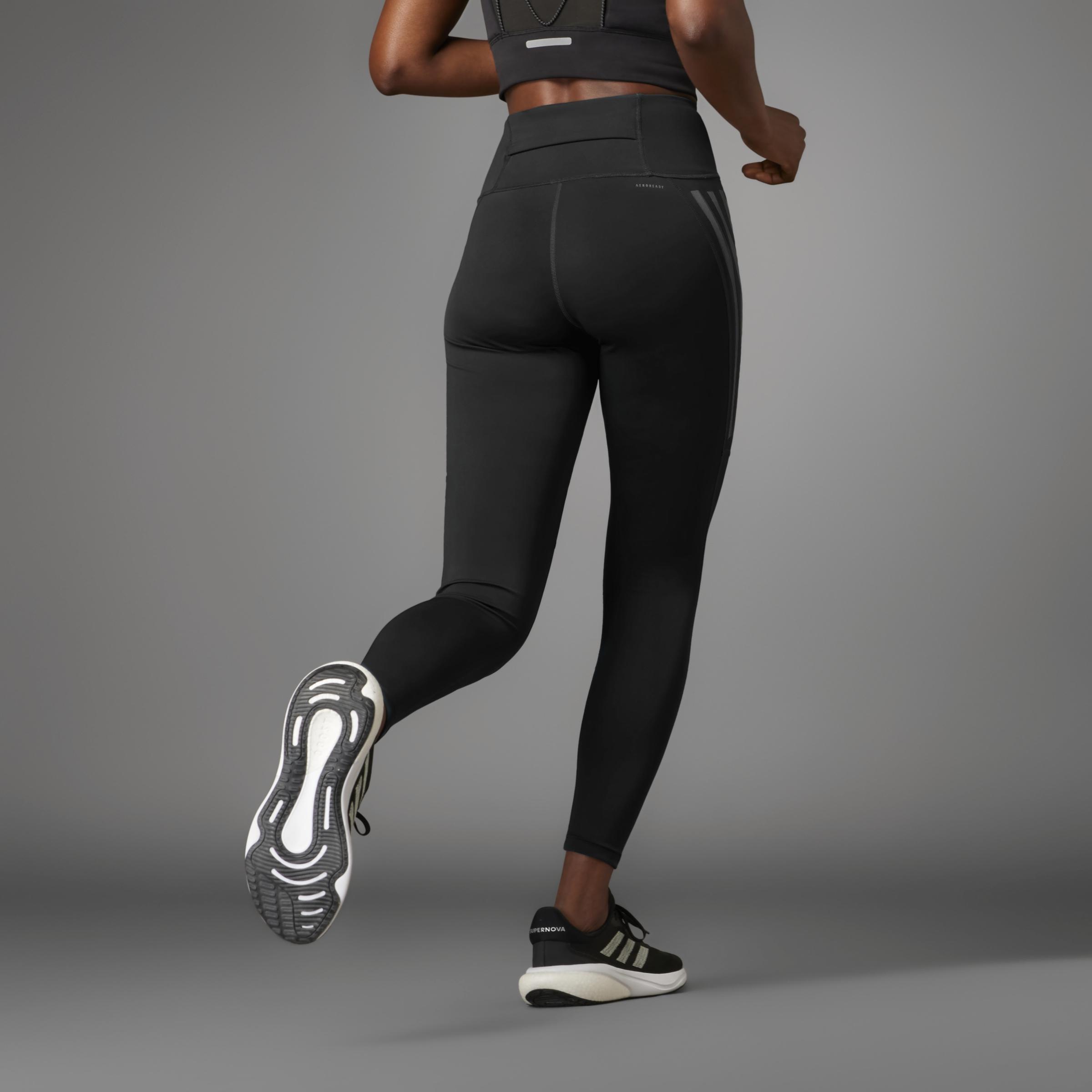 DailyRun 3-Stripes 7/8 Leggings, Black, , large image number 8