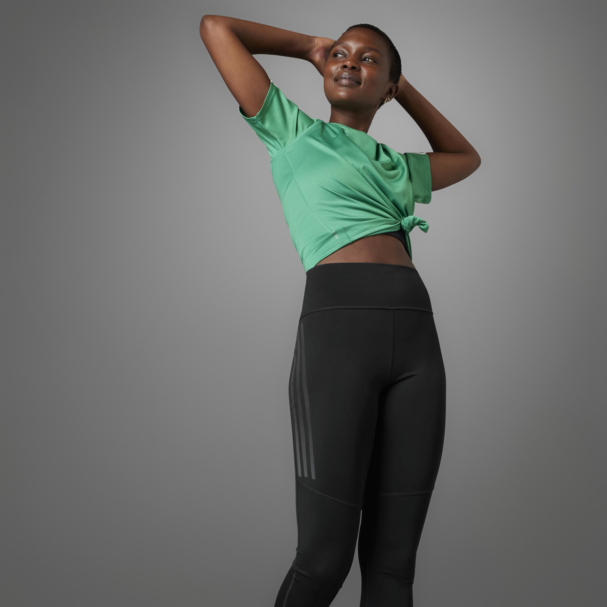 DailyRun 3-Stripes 7/8 Leggings, Black, , large image number 10