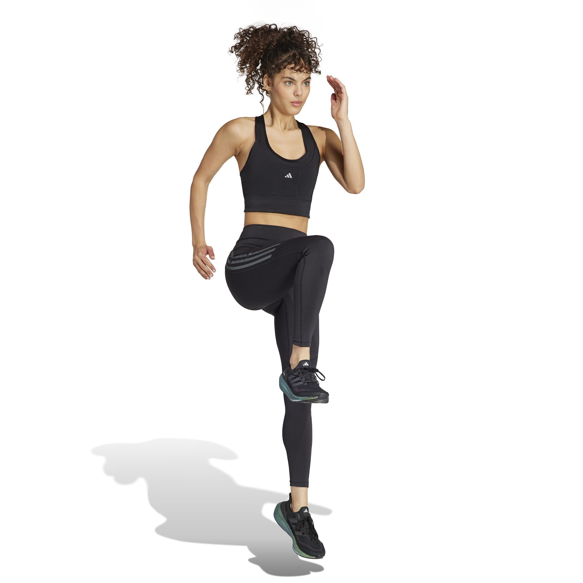 DailyRun 3-Stripes 7/8 Leggings, Black, , large image number 11