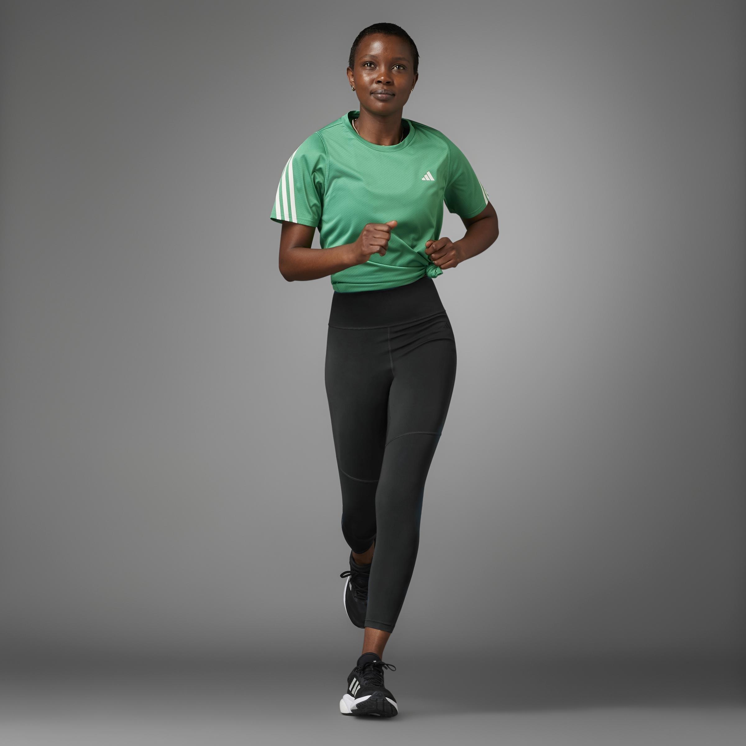 DailyRun 3-Stripes 7/8 Leggings, Black, , large image number 12