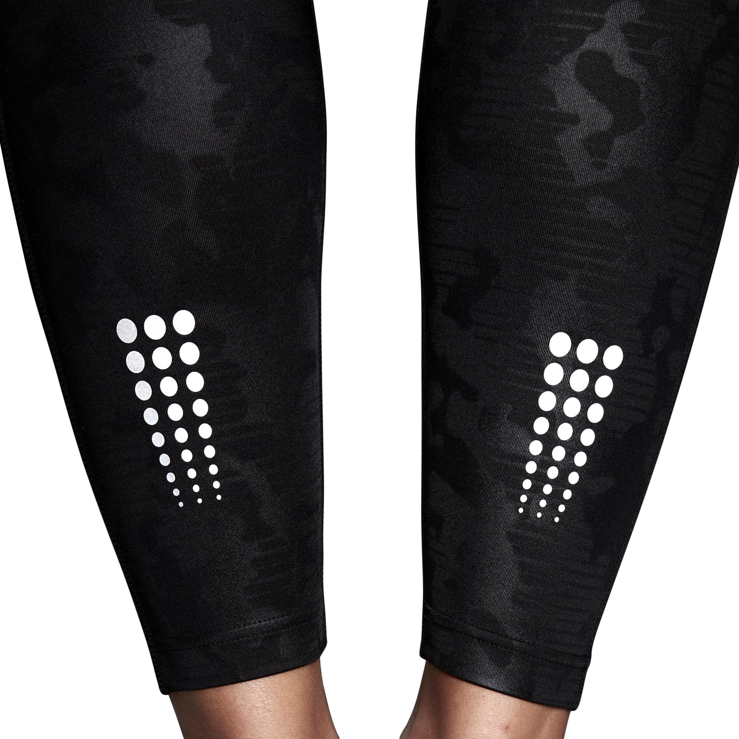 Dailyrun Embossed Camo 7/8 Leggings, Black, A901_ONE, large image number 4