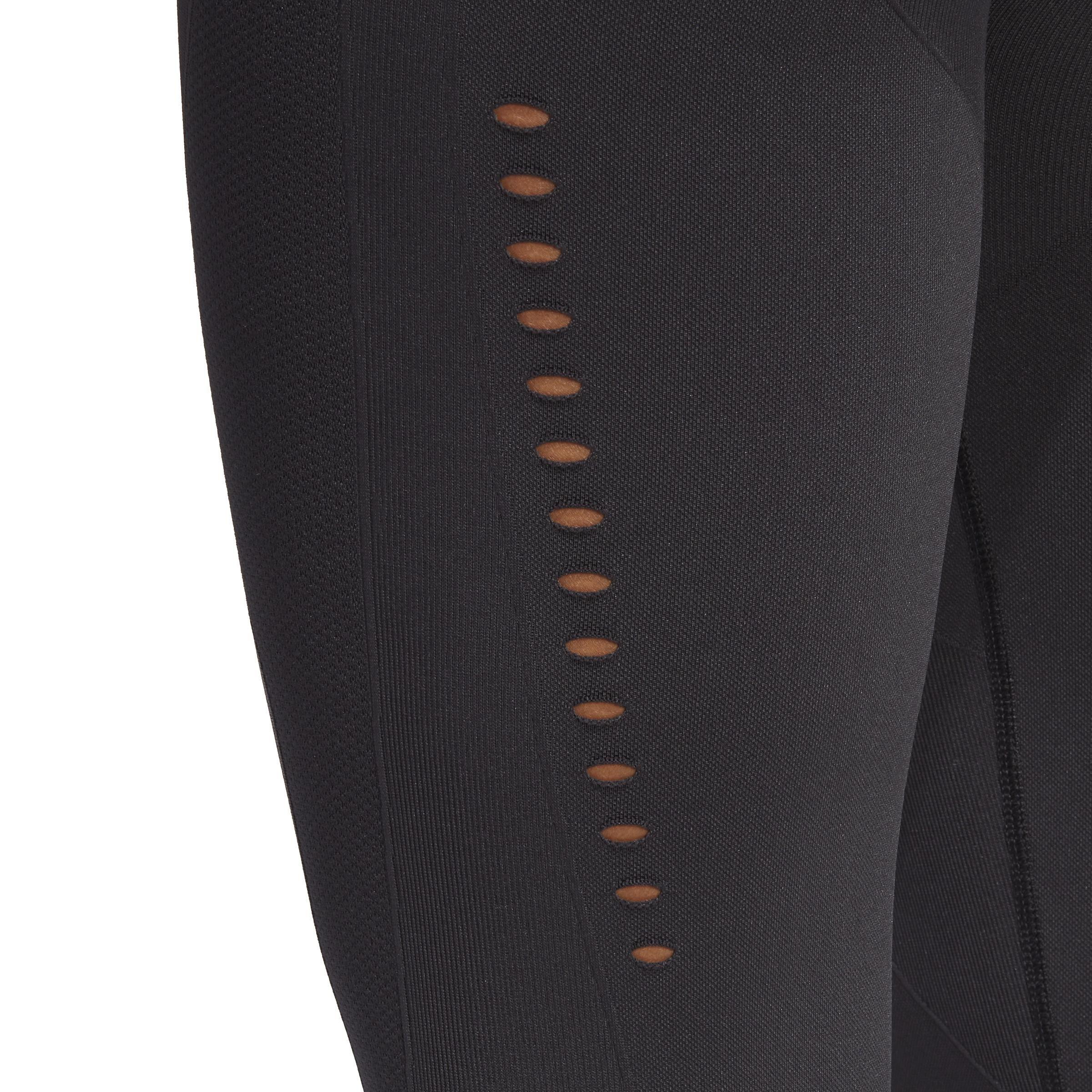 Yoga Seamless 7/8 Leggings, Black, A901_ONE, large image number 3