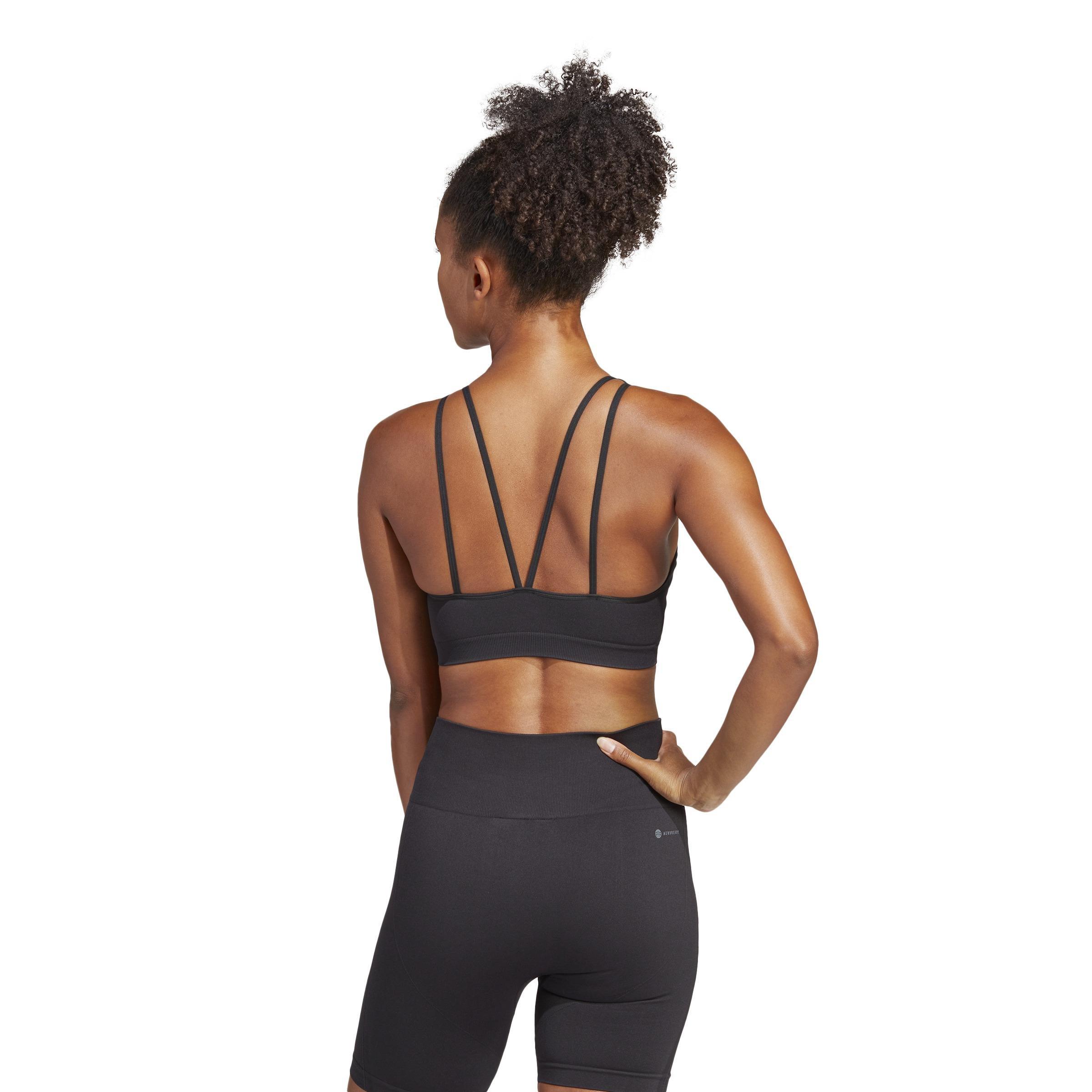 Aeroknit Training Light-Support Bra, Black, , large image number 4