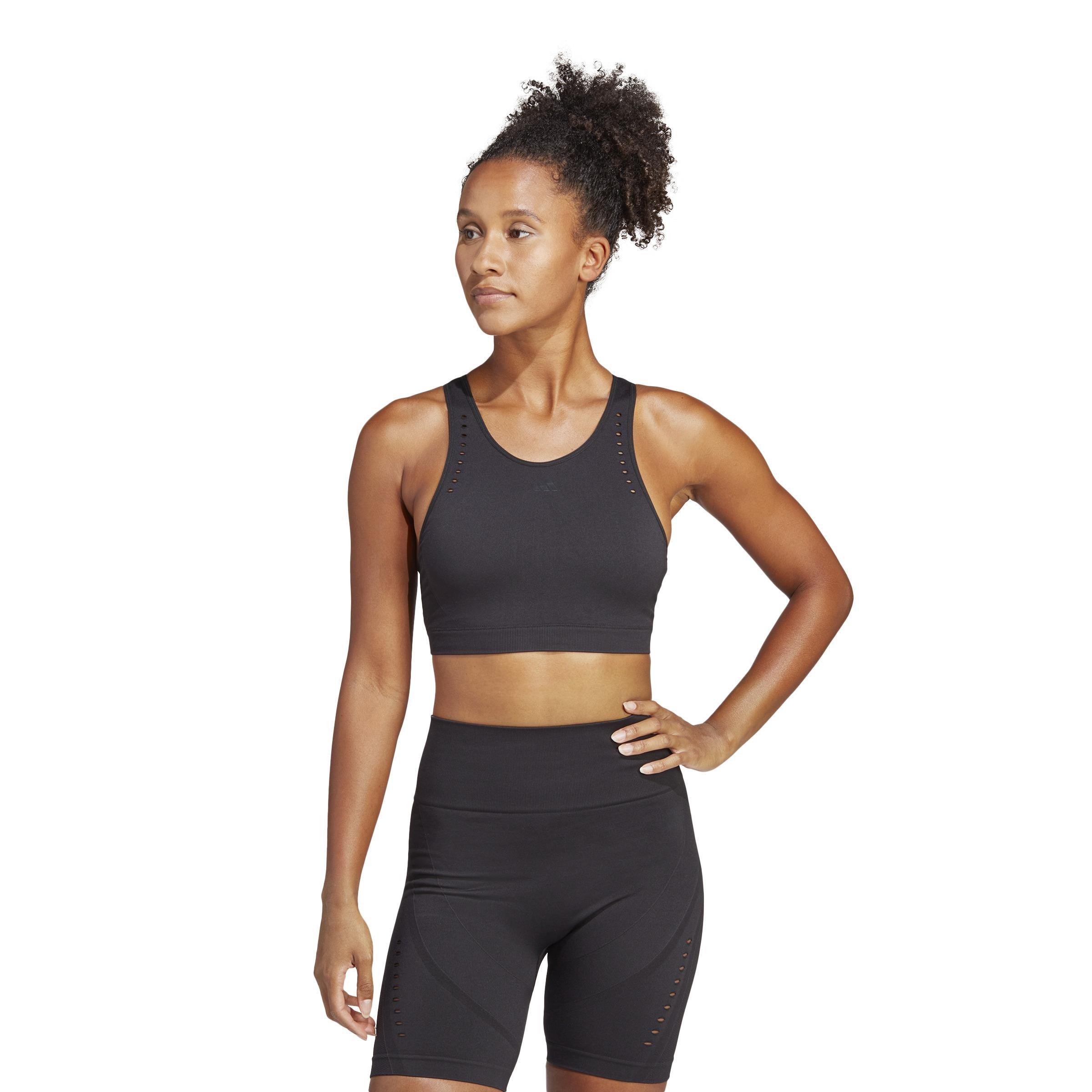 Aeroknit Training Light-Support Bra, Black, , large image number 8