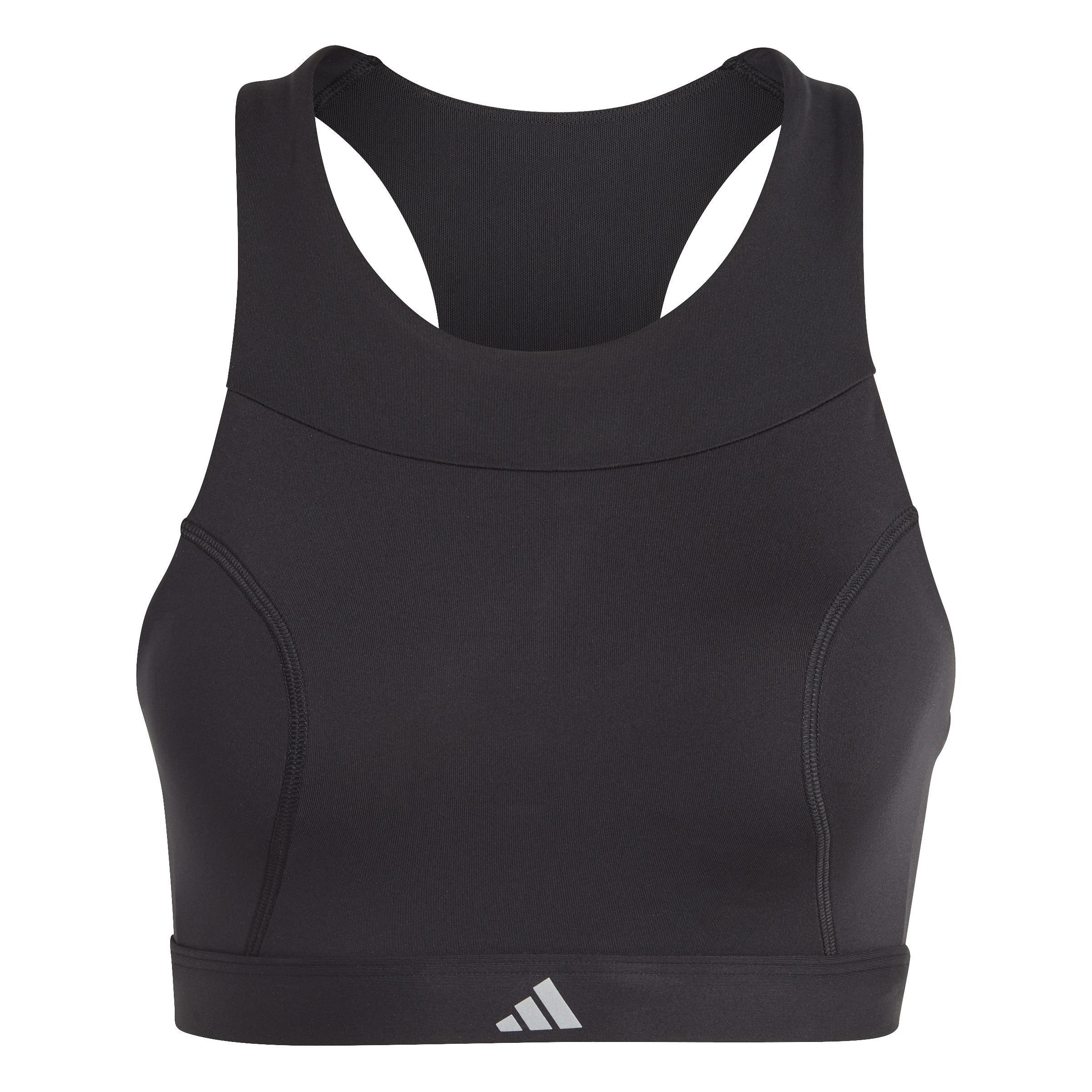 Running Medium-Support Bra, Black, , large image number 1