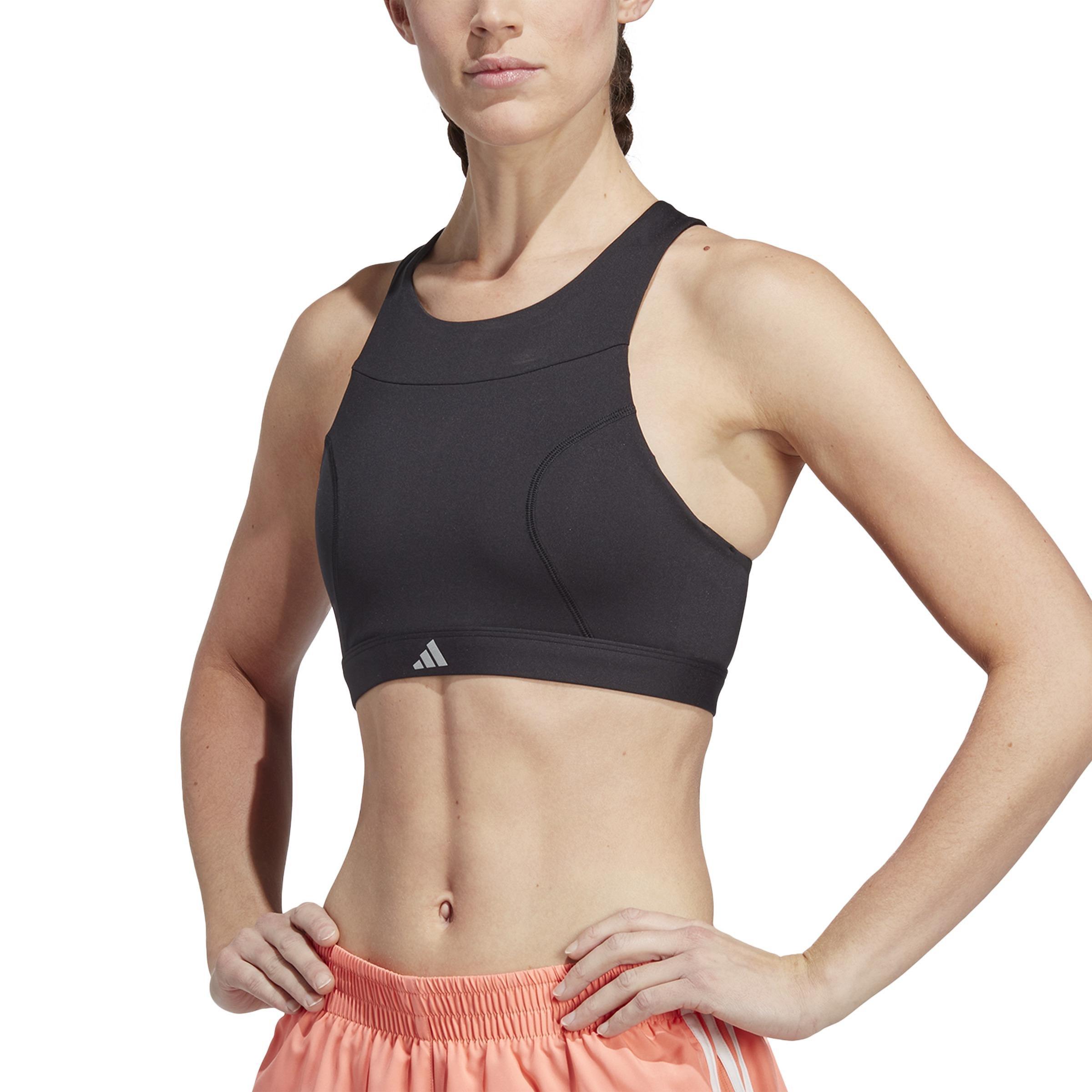 Running Medium-Support Bra, Black, A901_ONE, large image number 2