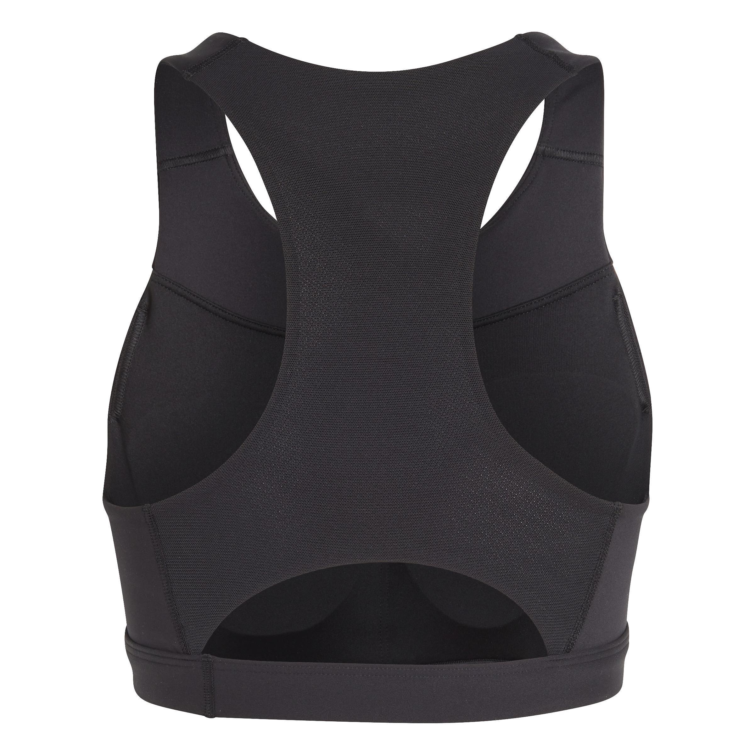 Running Medium-Support Bra, Black, , large image number 3