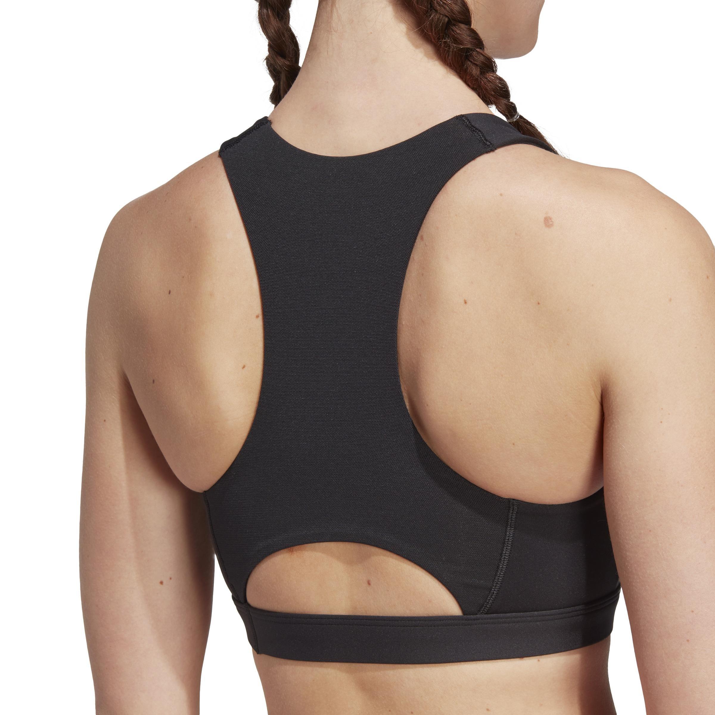 Running Medium-Support Bra, Black, , large image number 5