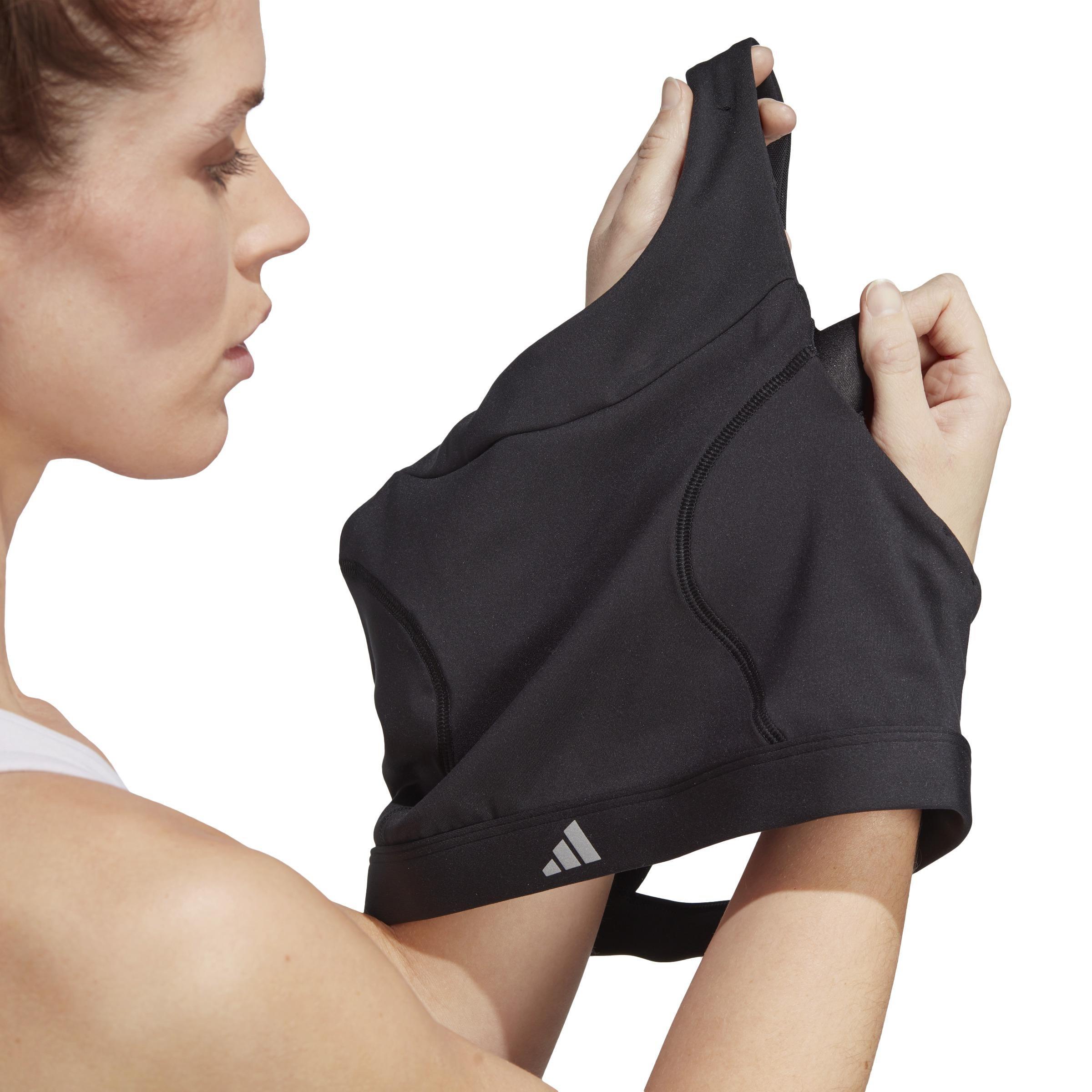 Running Medium-Support Bra, Black, , large image number 7