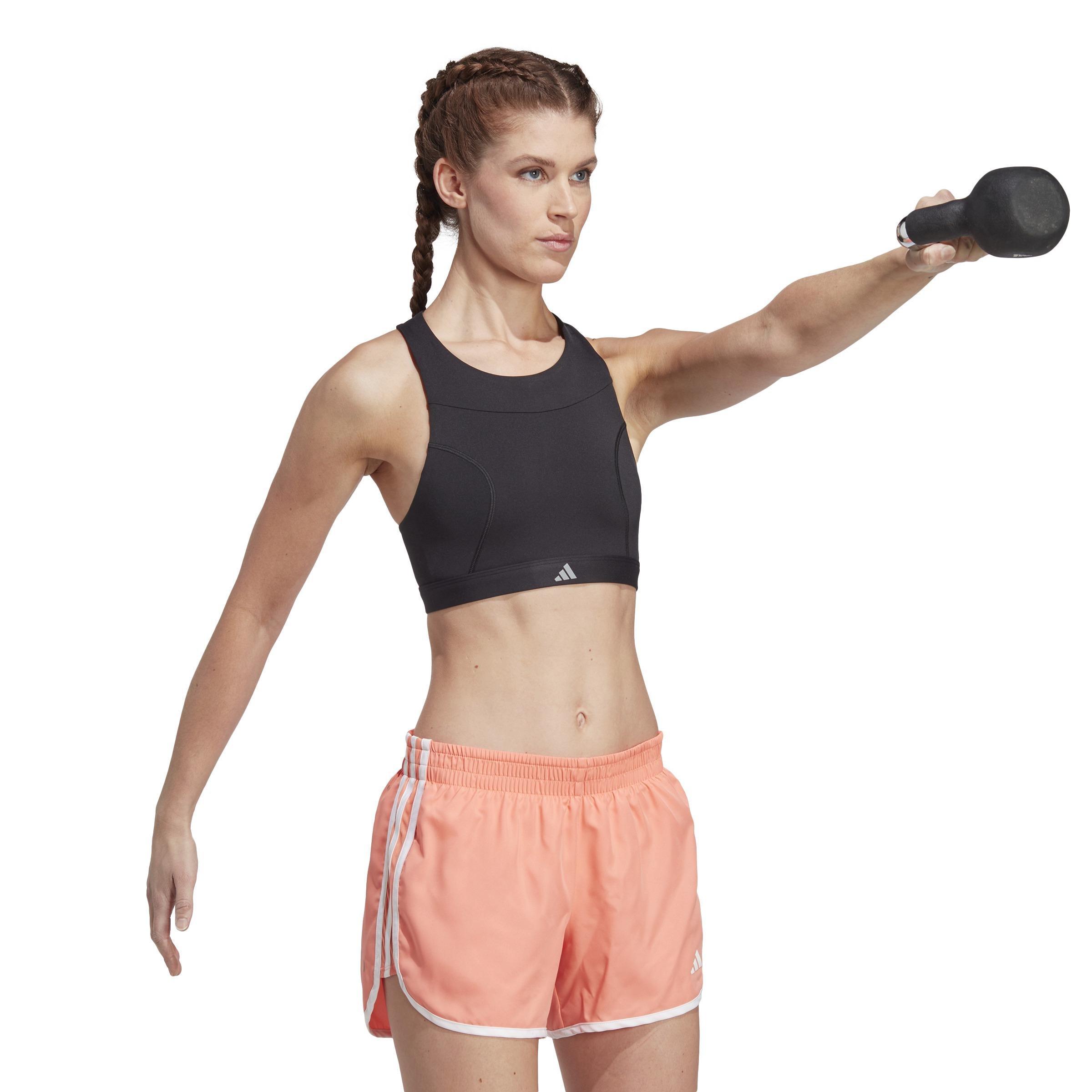 Running Medium-Support Bra, Black, , large image number 9