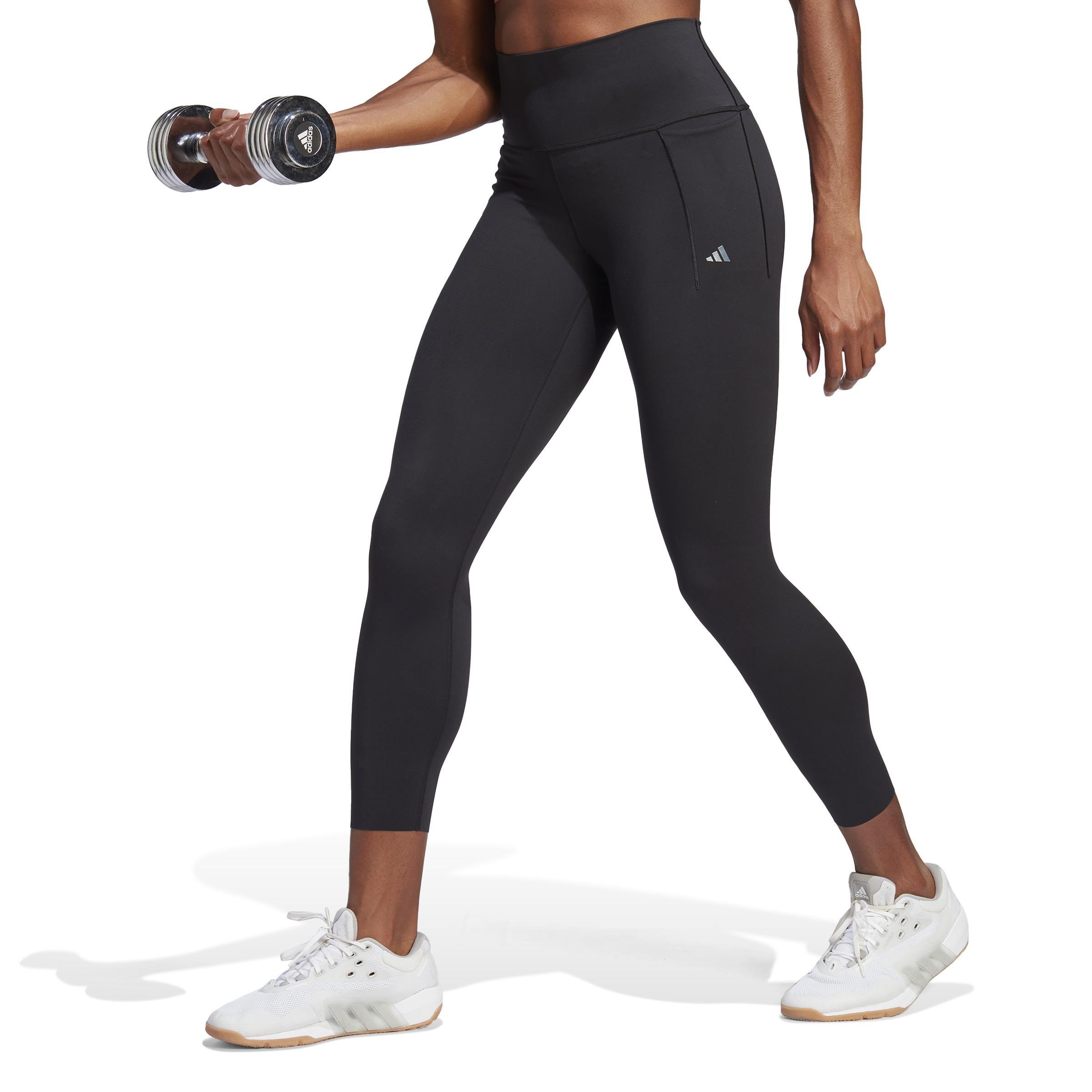 Optime Training Luxe 7/8 Leggings, Black, , large image number 7