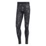 Men Techfit Allover Print Training Tights, Black, A901_ONE, thumbnail image number 0