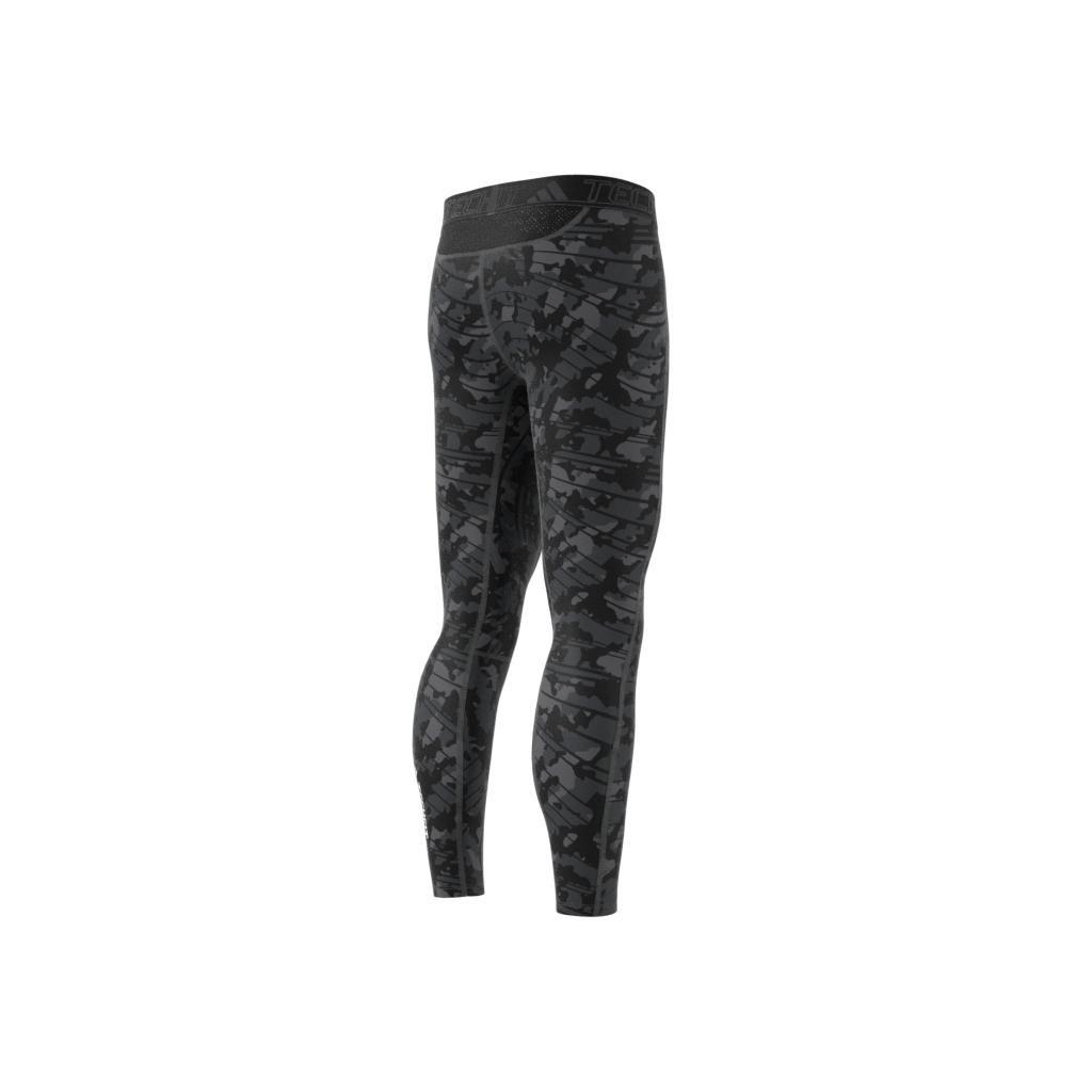 Techfit Allover Print Training Tights, Black, , large image number 6