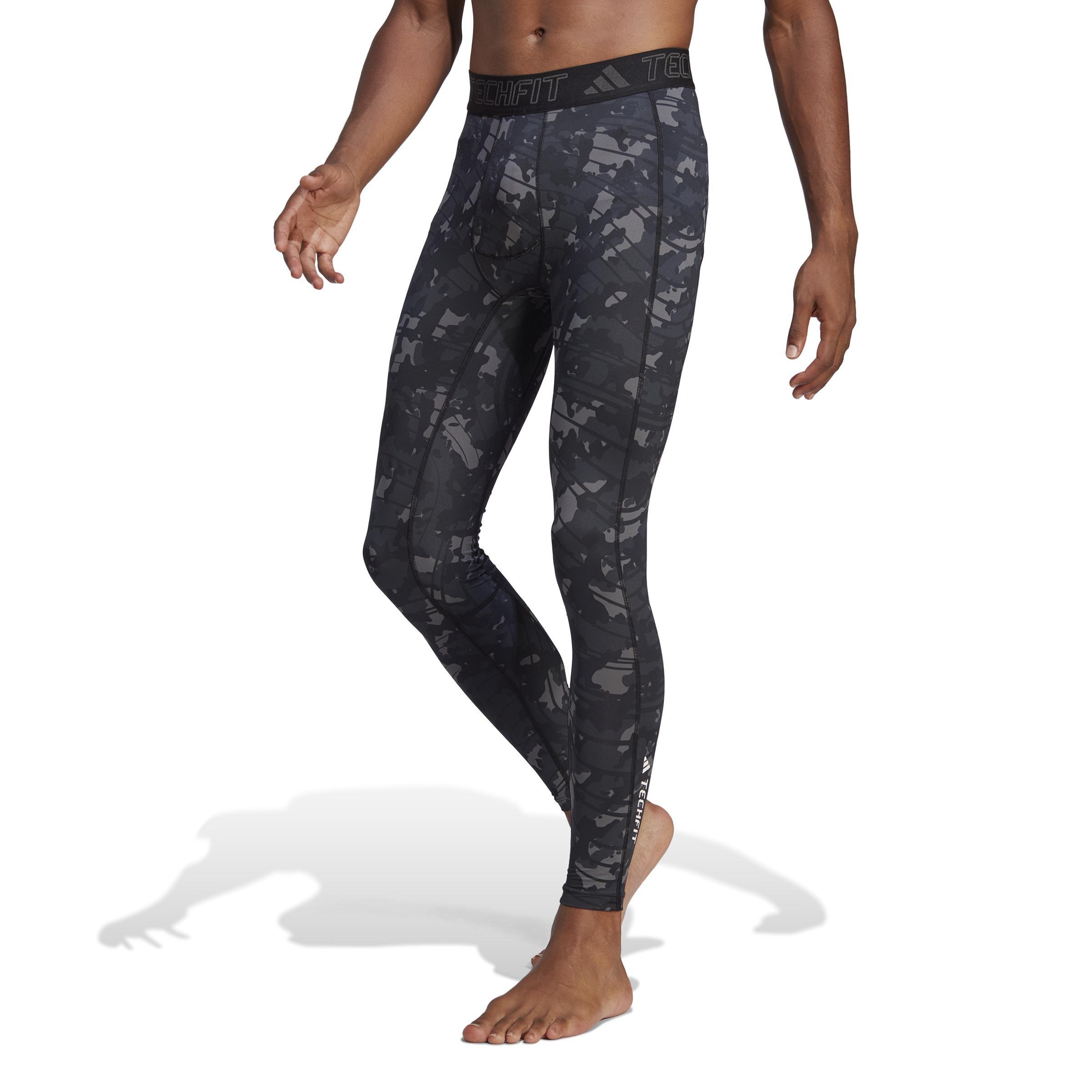 Techfit Allover Print Training Tights, Black, , large image number 11