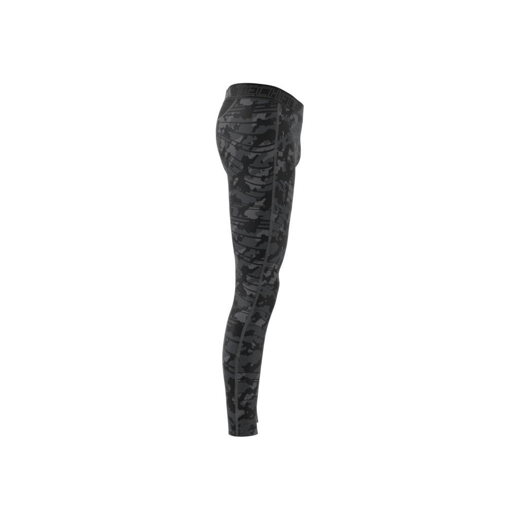 Techfit Allover Print Training Tights, Black, , large image number 12