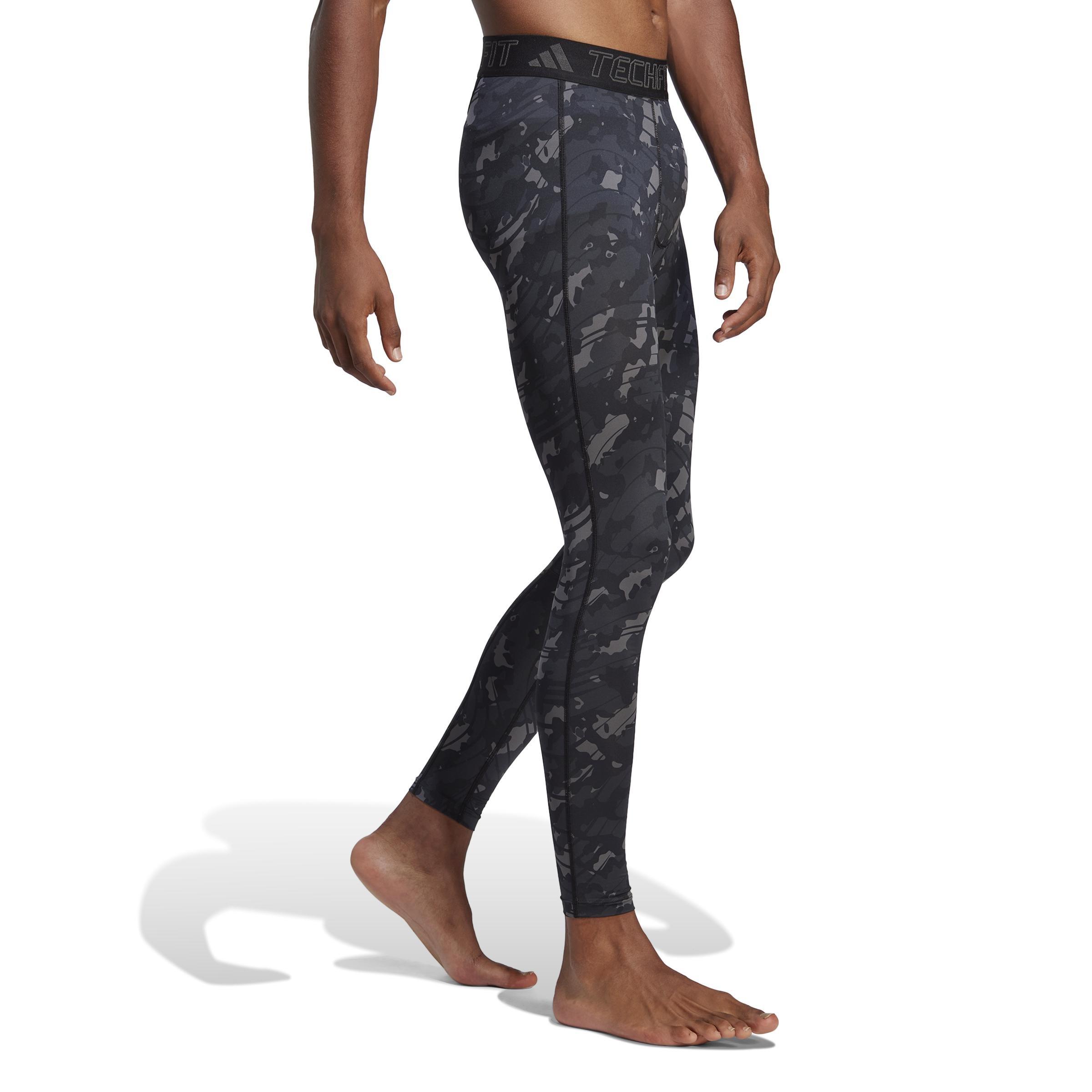 Techfit Allover Print Training Tights, Black, , large image number 14