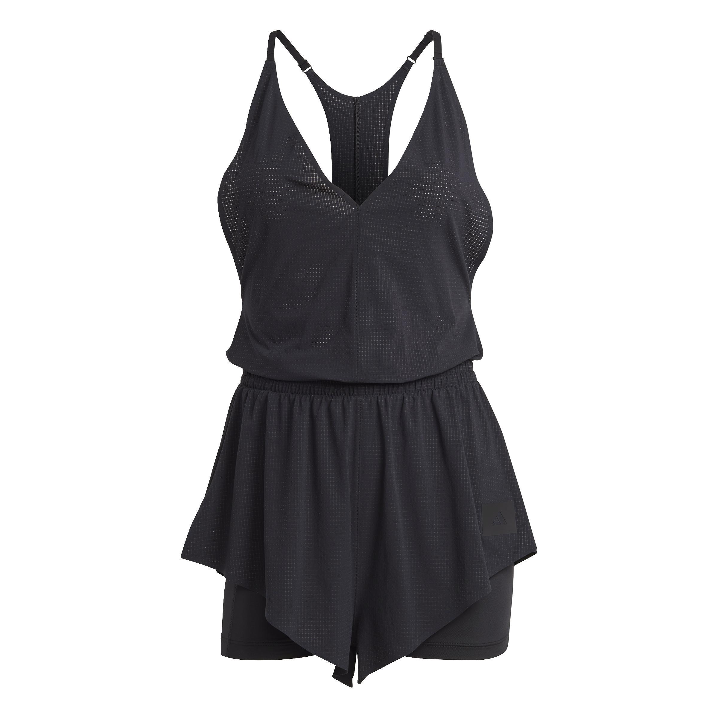 Best of adidas Woven One-Piece With Inner Tights, Black, A901_ONE, large image number 0