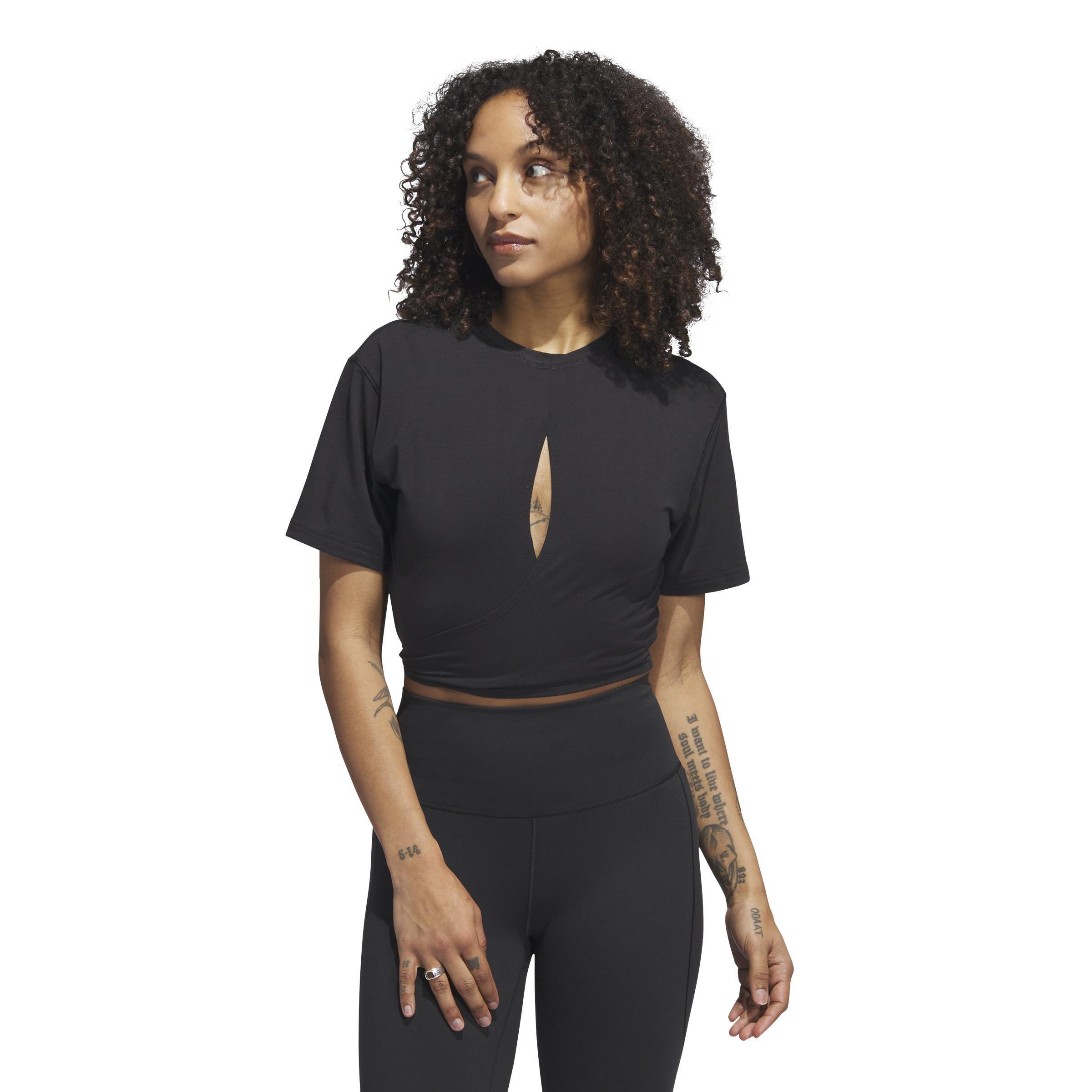 Yoga Studio T-Shirt, Black, , large image number 6