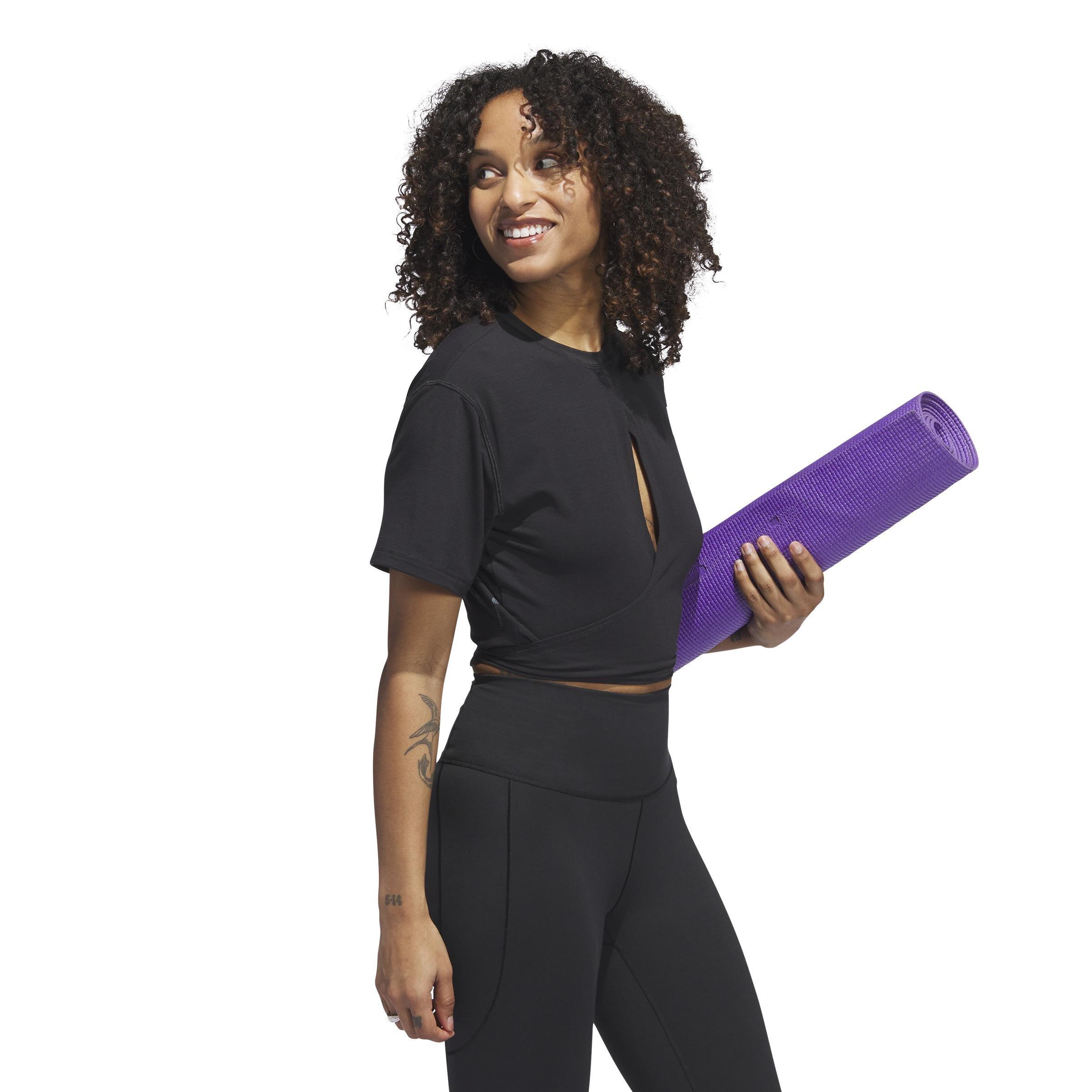 Yoga Studio T-Shirt, Black, , large image number 11