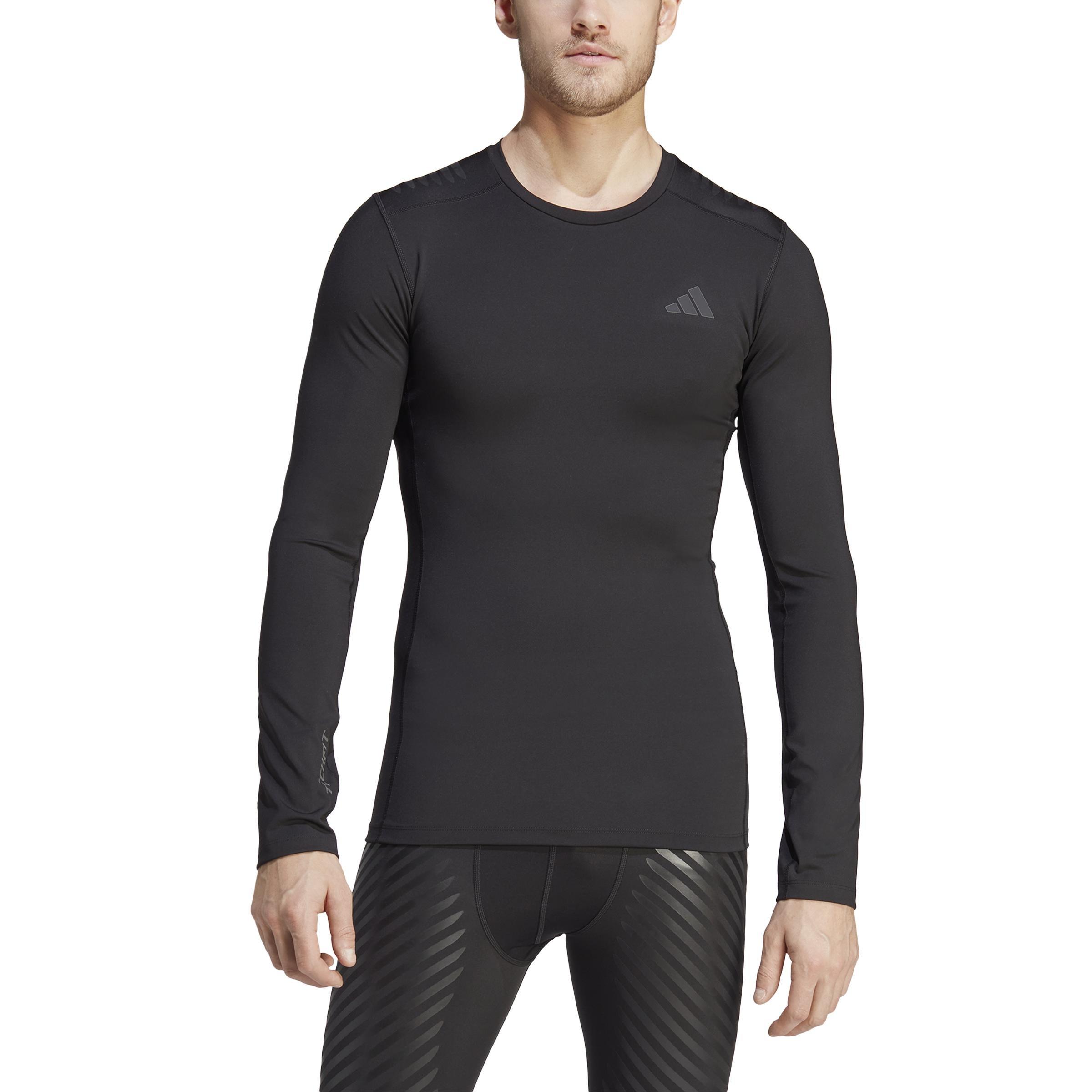 Techfit Control x RHEON™ Long Sleeve, Black, A901_ONE, large image number 2