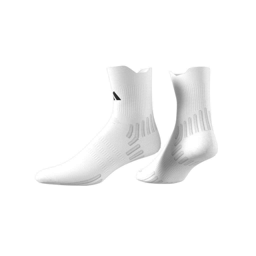 Unisex Tennis Cushioned Quarter Socks 1 Pair, White, , large image number 1