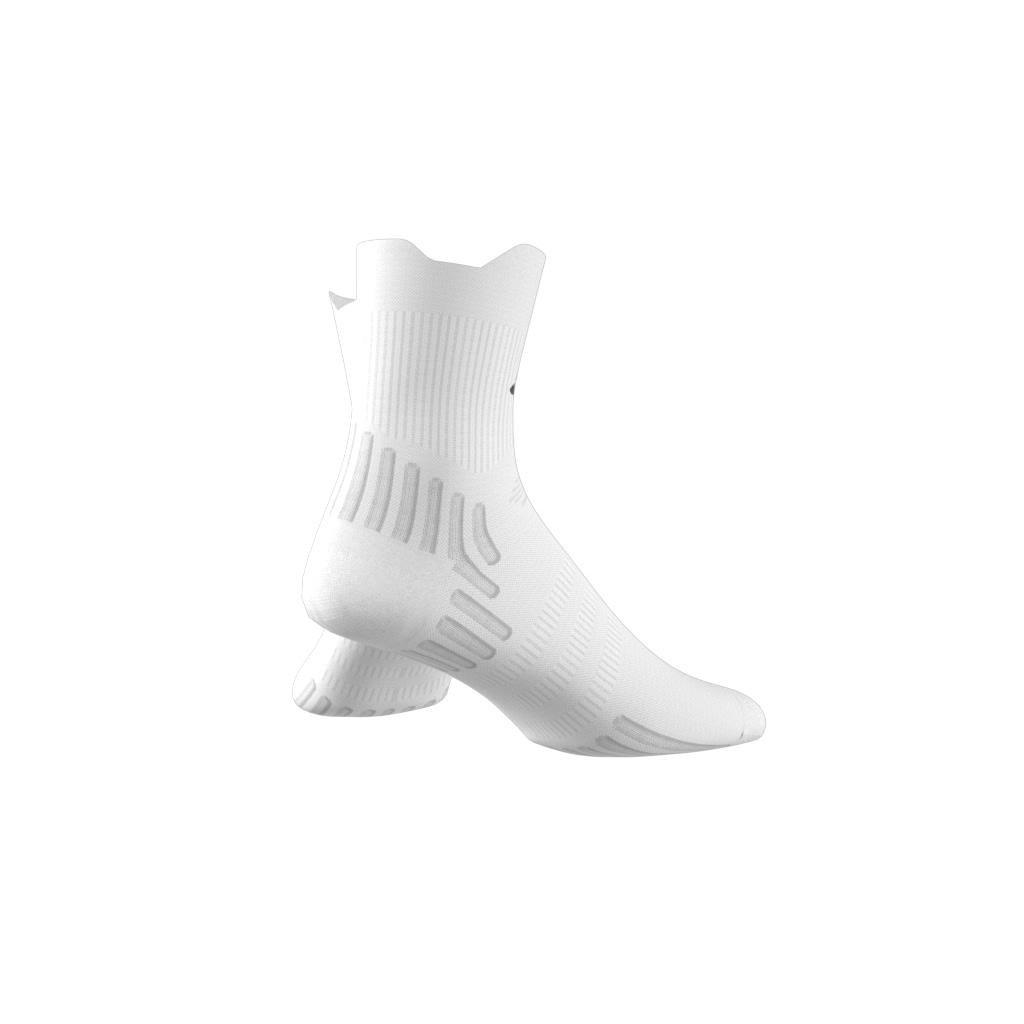 Unisex Tennis Cushioned Quarter Socks 1 Pair, White, , large image number 2