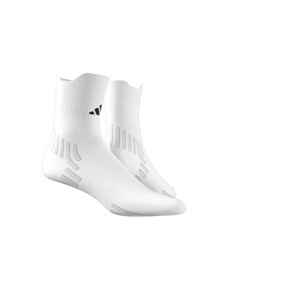 Unisex Tennis Cushioned Quarter Socks 1 Pair, White, , large image number 4
