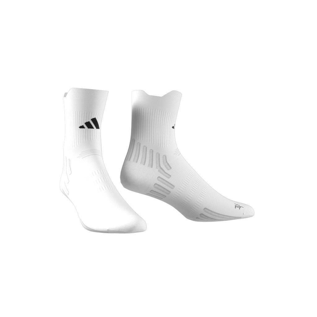 Unisex Tennis Cushioned Quarter Socks 1 Pair, White, , large image number 5
